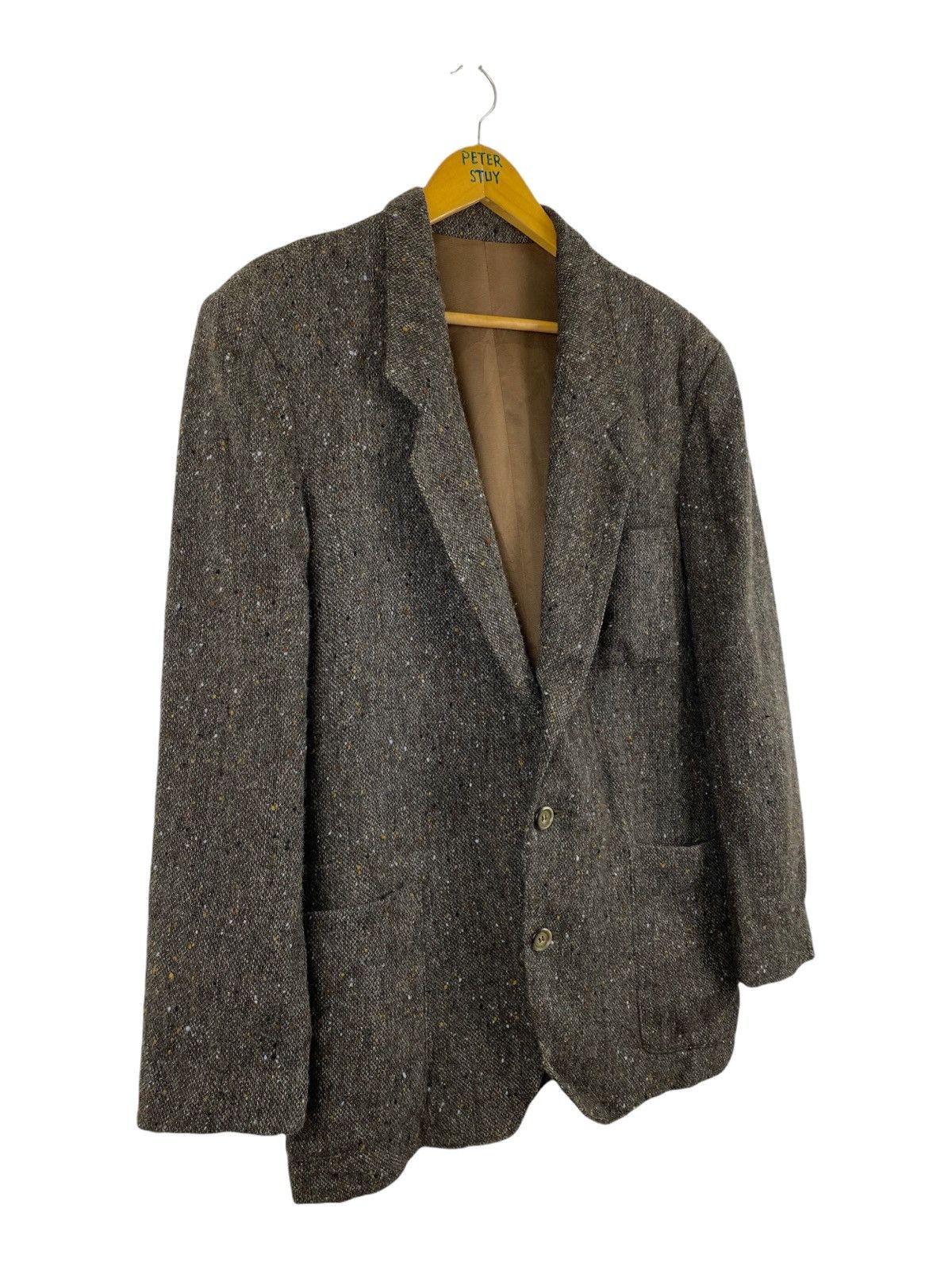 Issey Miyake × Vintage VINTAGE 80's ISSEY MIYAKE WOOL JACKET Size US M / EU 48-50 / 2 - 3 Thumbnail