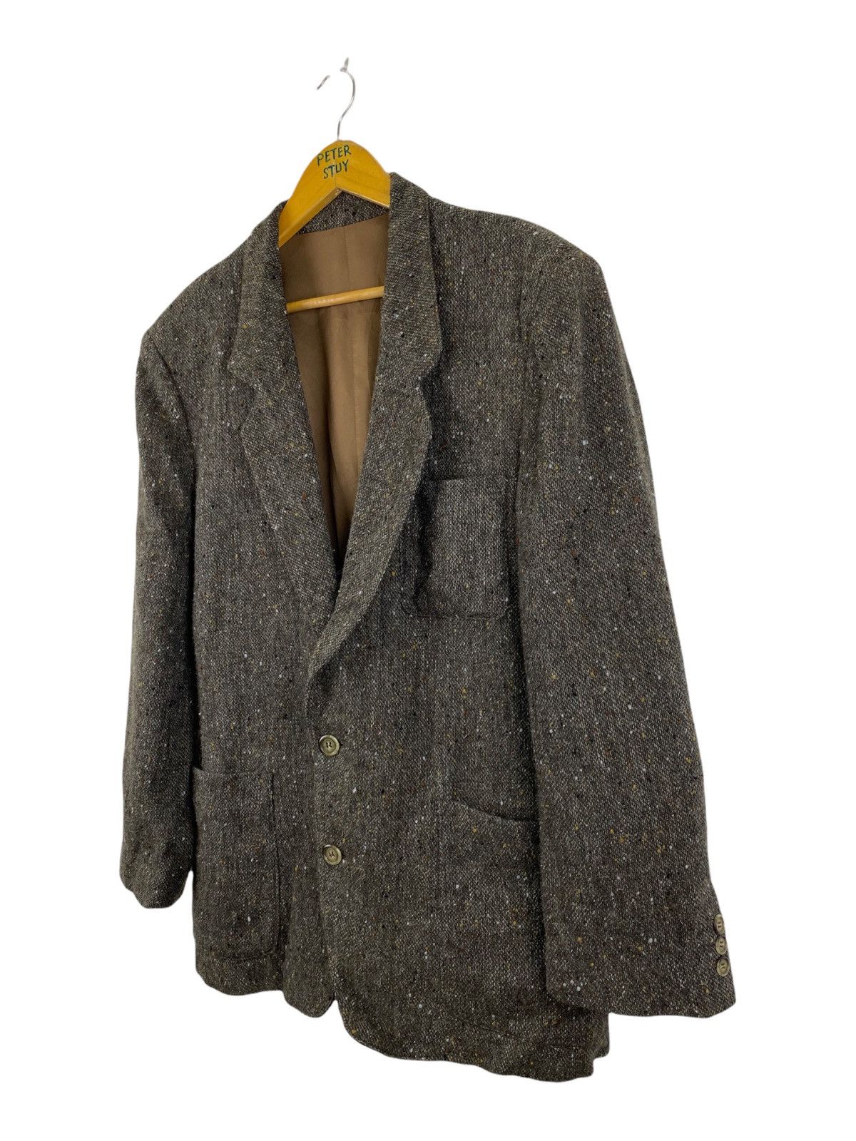 Issey Miyake × Vintage VINTAGE 80's ISSEY MIYAKE WOOL JACKET Size US M / EU 48-50 / 2 - 2 Thumbnail