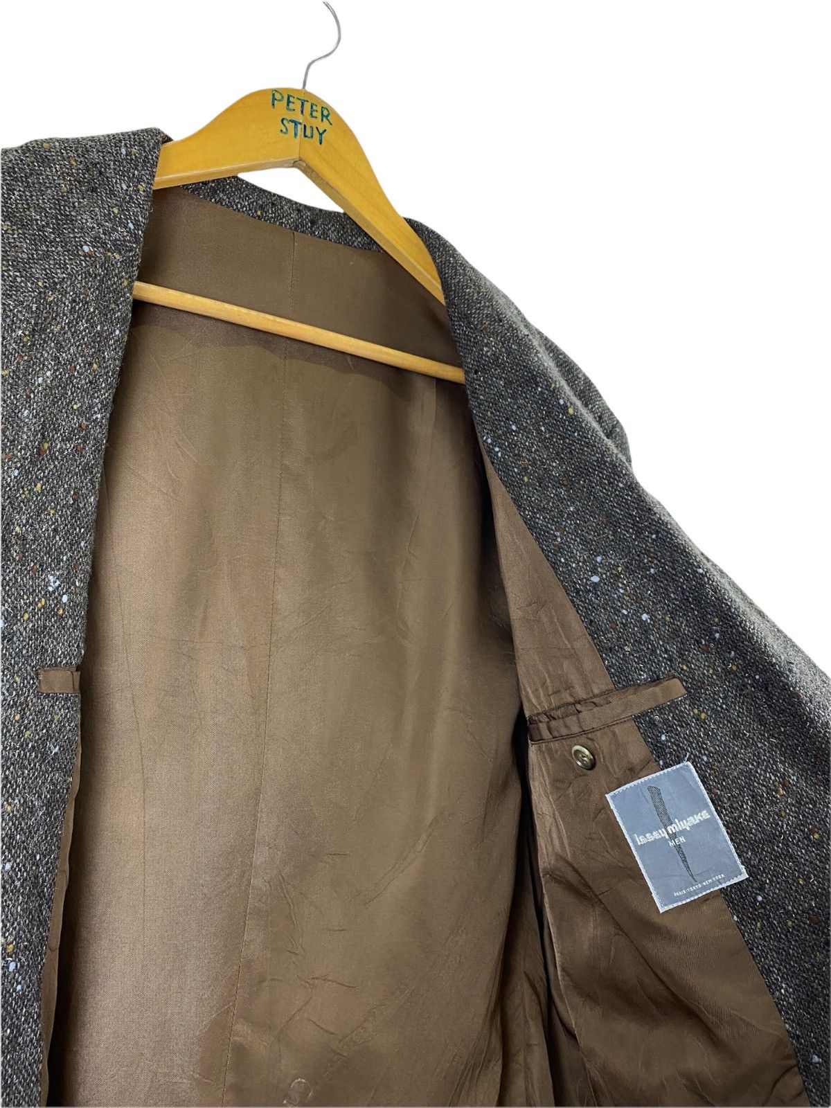 Issey Miyake × Vintage VINTAGE 80's ISSEY MIYAKE WOOL JACKET Size US M / EU 48-50 / 2 - 9 Thumbnail