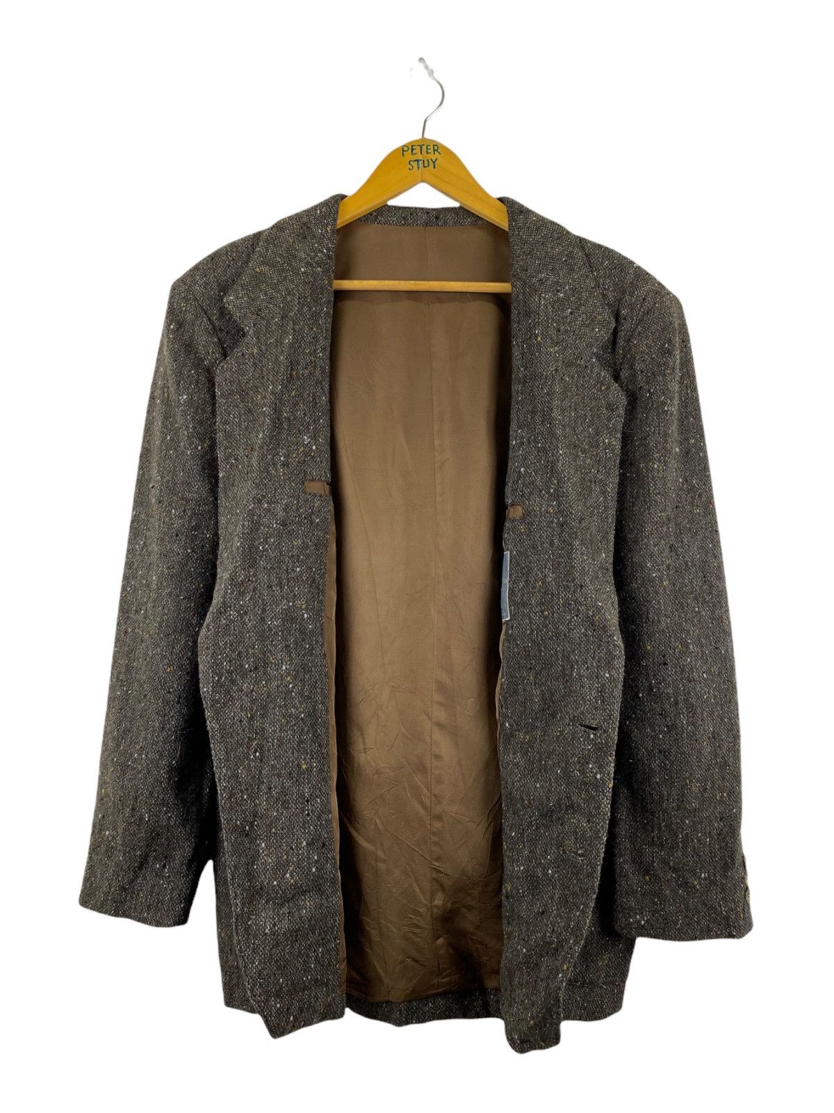 Issey Miyake × Vintage VINTAGE 80's ISSEY MIYAKE WOOL JACKET Size US M / EU 48-50 / 2 - 4 Thumbnail