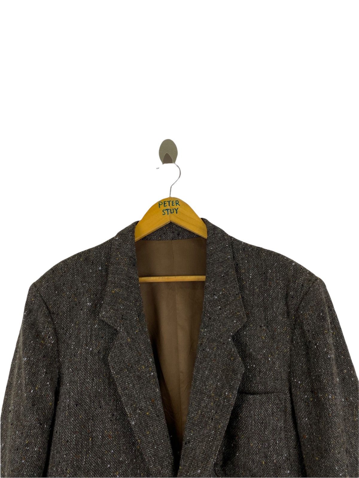 Issey Miyake × Vintage VINTAGE 80's ISSEY MIYAKE WOOL JACKET Size US M / EU 48-50 / 2 - 7 Thumbnail