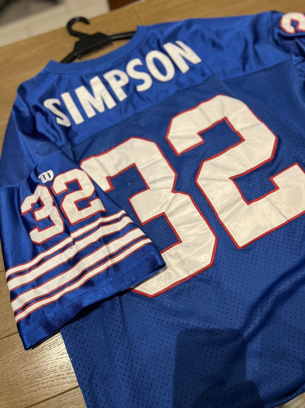 Buffalo Bills OJ Simpson Jersey Mens size 52 Blue #32 Vintage Wilson J1 18