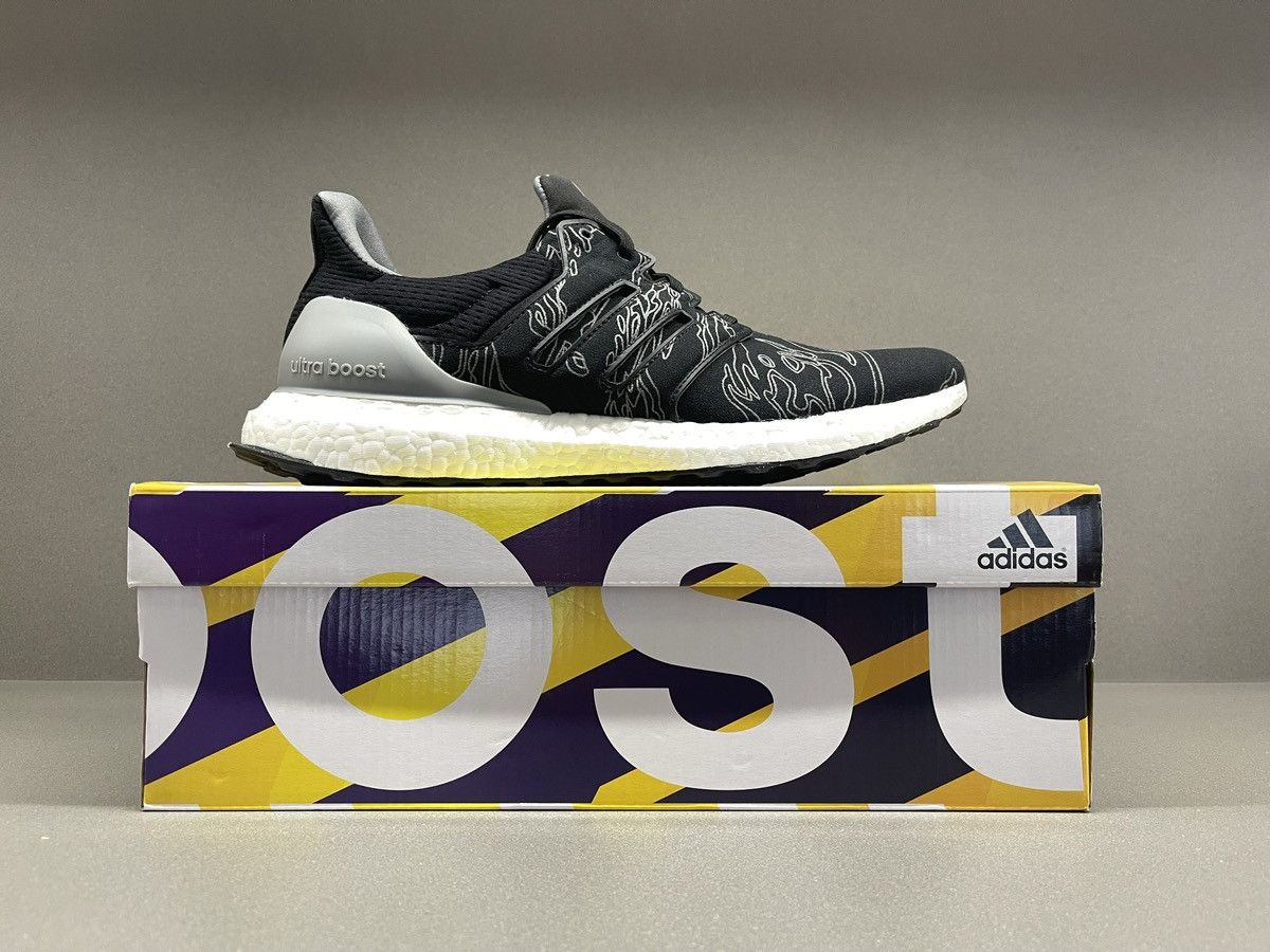 Adidas × Undefeated Adidas Ultra Boost Undefeated Performance Running Black Size US 13 / EU 46 - 3 Thumbnail