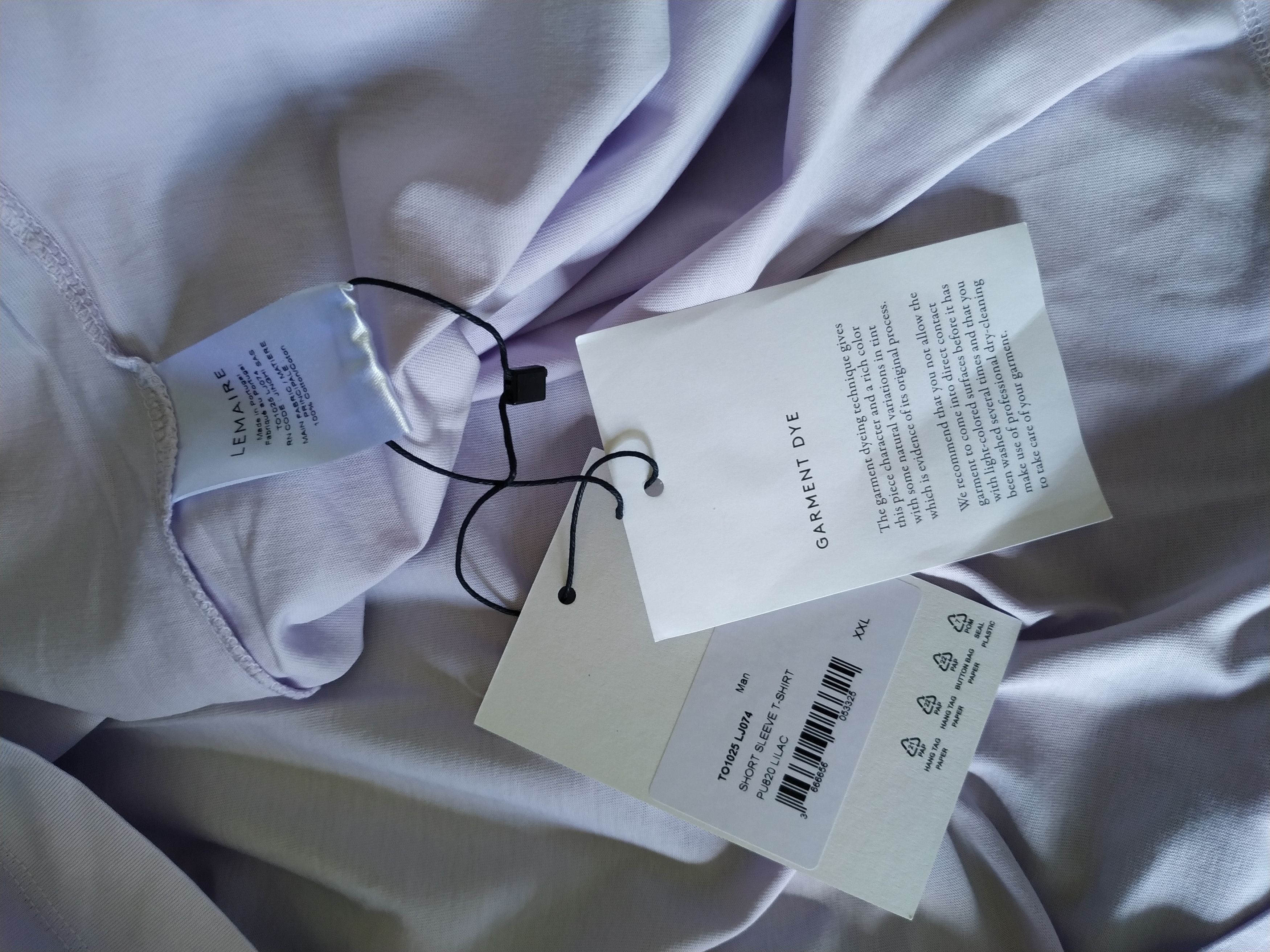Lemaire Pigment dye t-shirt Size US XXL / EU 58 / 5 - 10 Thumbnail