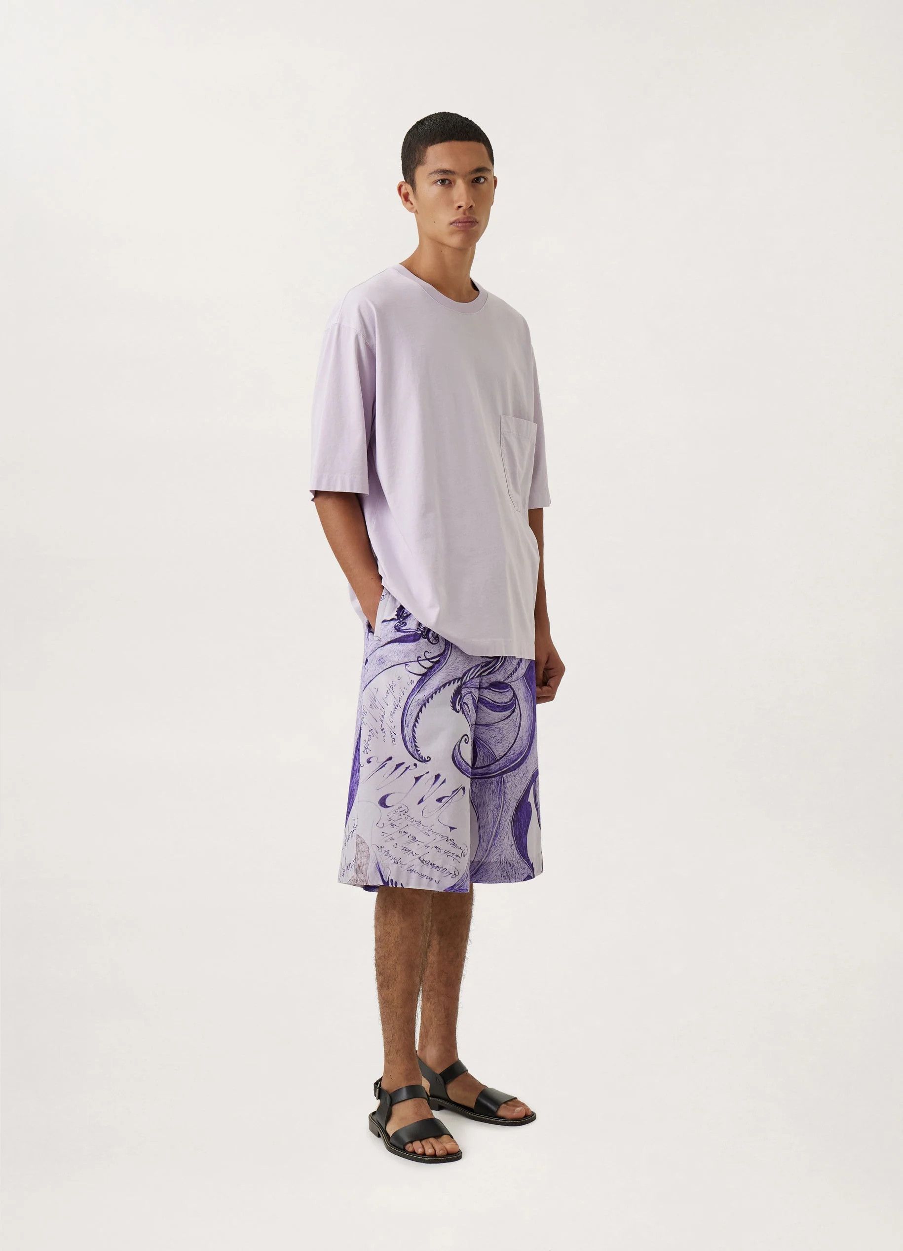 Lemaire Pigment dye t-shirt Size US XXL / EU 58 / 5 - 2 Thumbnail