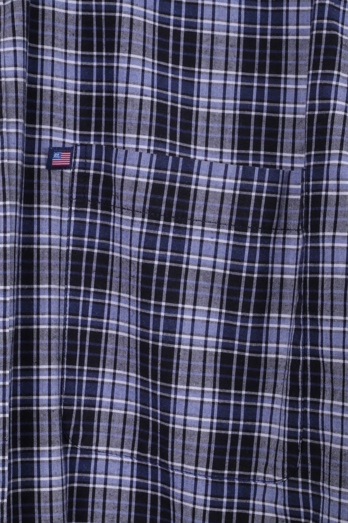 Polo Ralph Lauren × Vintage Polo Jeans Co Ralph Lauren Mens M Casual Shirt Navy 1858 Size US M / EU 48-50 / 2 - 3 Thumbnail