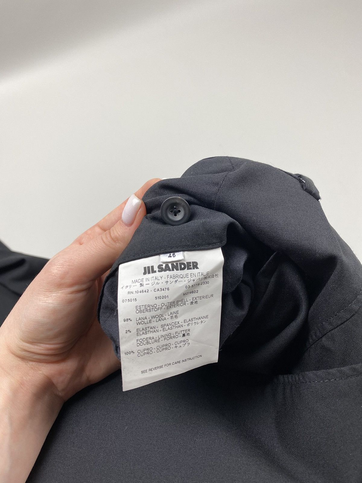 Jil Sander × Vintage Jil Sander Ladies wool dress pants trousers size 46 Size 32" / US 10 / IT 46 - 15 Thumbnail