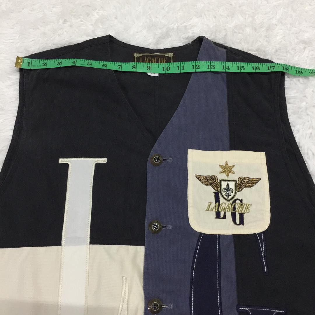 Japanese Brand Lagache Embroydery Vest Size US L / EU 52-54 / 3 - 4 Thumbnail