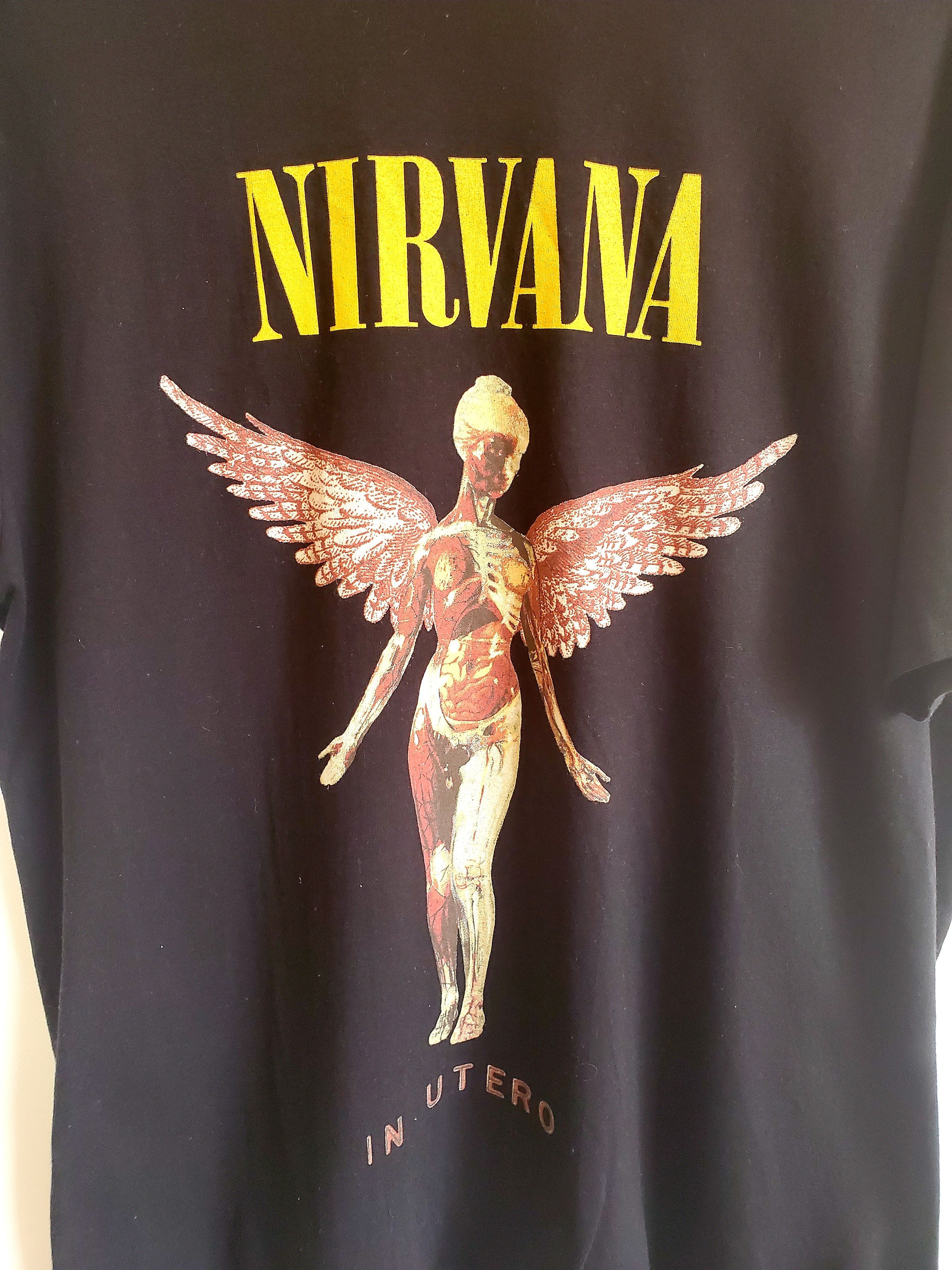 Nirvana Nirvana In Utero Kurt Cobain Official Heavy Metal TeeT-Shirt Size US L / EU 52-54 / 3 - 2 Thumbnail
