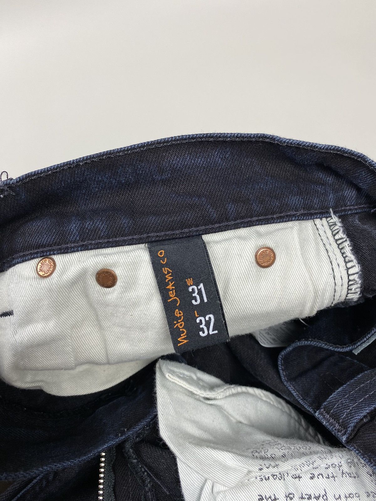 Nudie Jeans Nudie Tape Ted Black ring men’s denim jeans size 31 x 32 Size US 31 - 14 Thumbnail