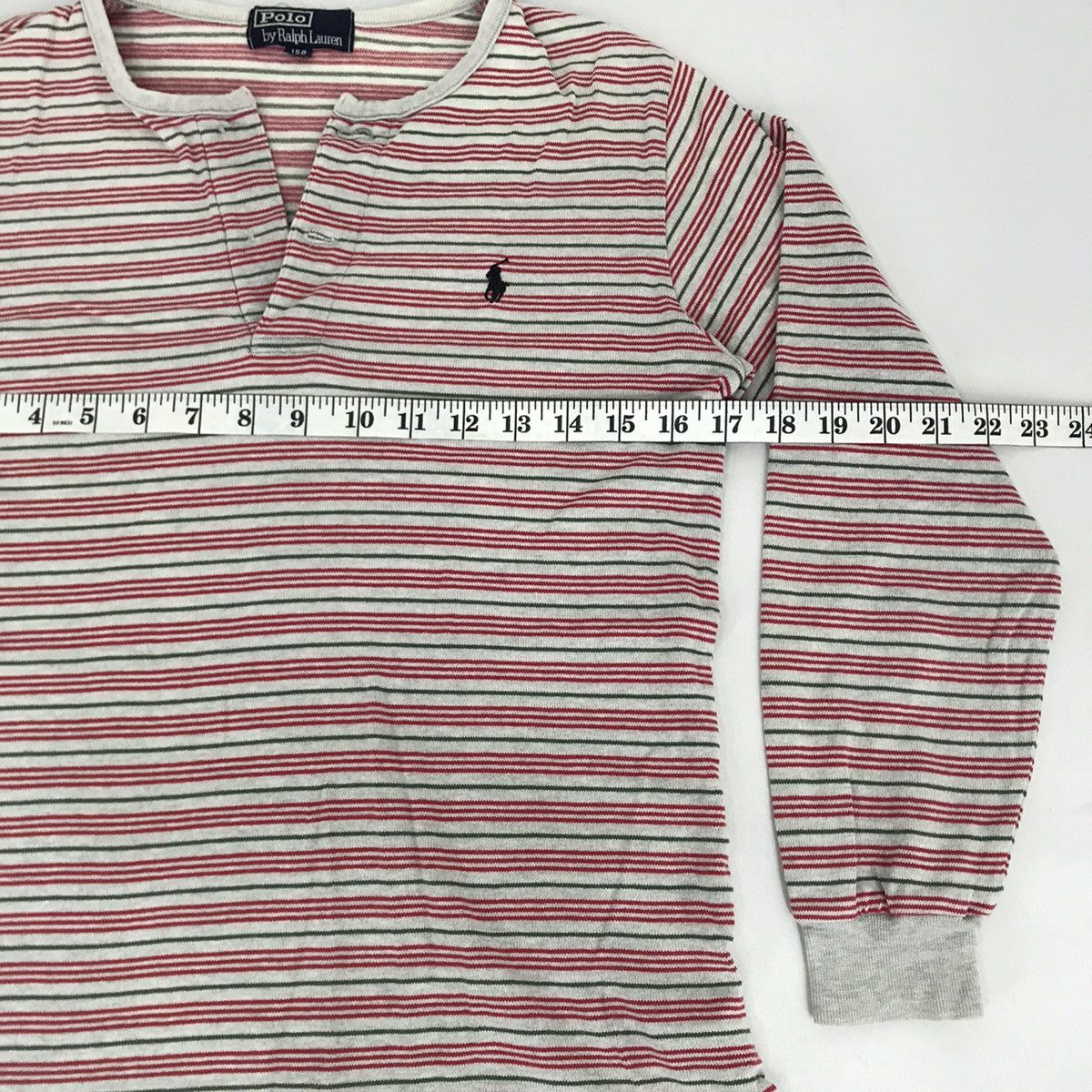 Designer Ralph Lauren Long Sleeve Tee Striped Size S / US 4 / IT 40 - 5 Thumbnail