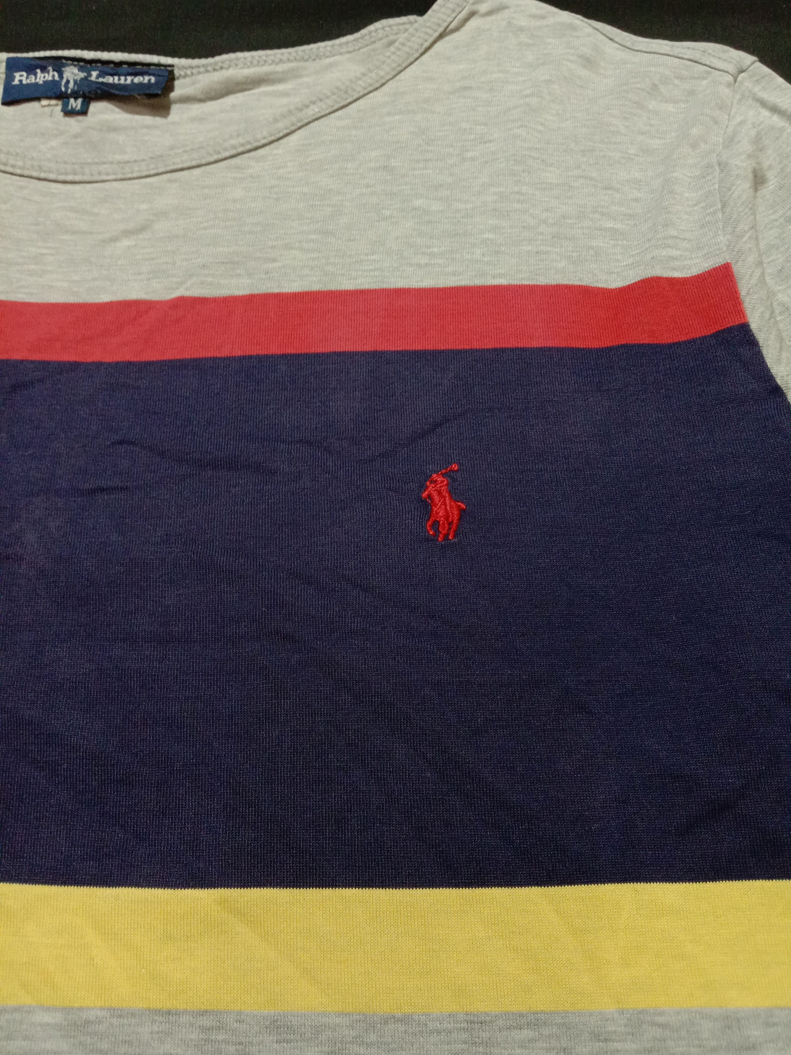 Designer Polo Ralph Lauren Long Sleeve Tee Embroidery Logo Size M / US 6-8 / IT 42-44 - 2 Thumbnail