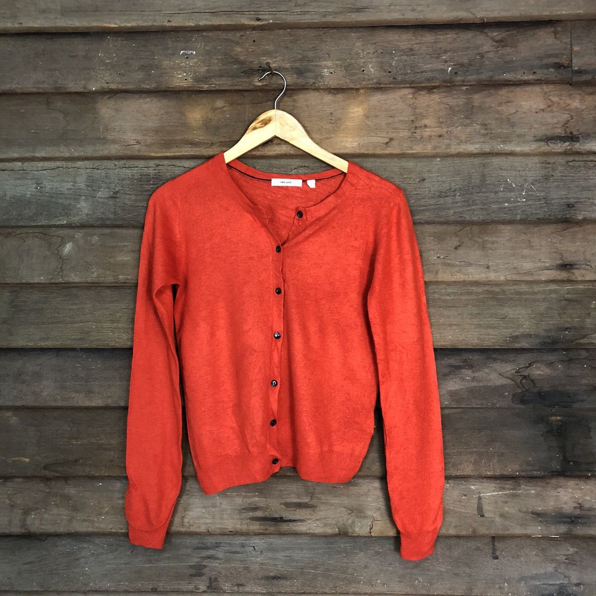 Japanese Brand Niko And Orange Patterned Cardigans #7281 Size S / US 4 / IT 40 - 1 Thumbnail