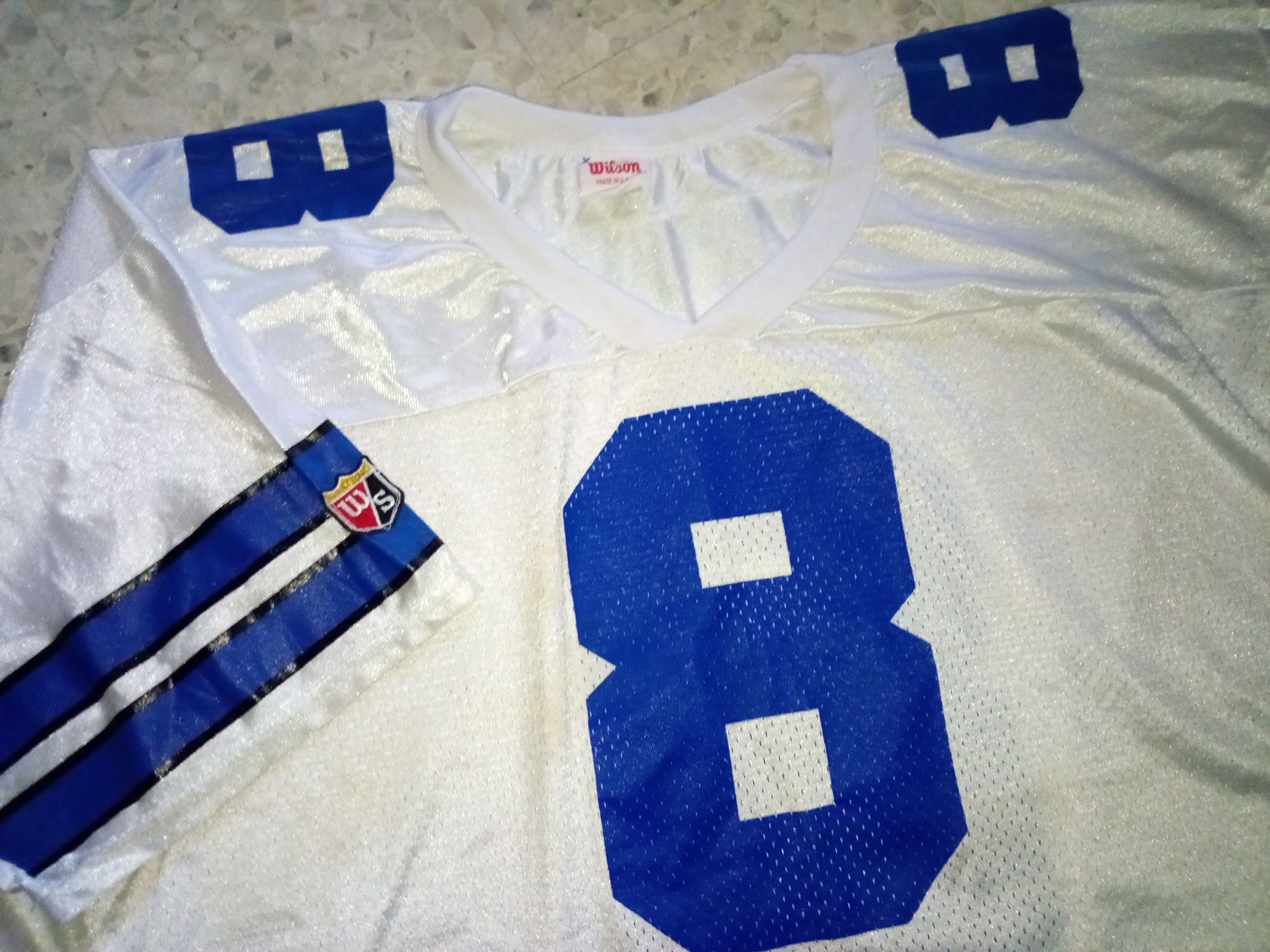 NFL × Vintage × Wilson VTG 90s Wilson NFL Dallas Cowboys Aikman jersey football Size US XXL / EU 58 / 5 - 1 Thumbnail