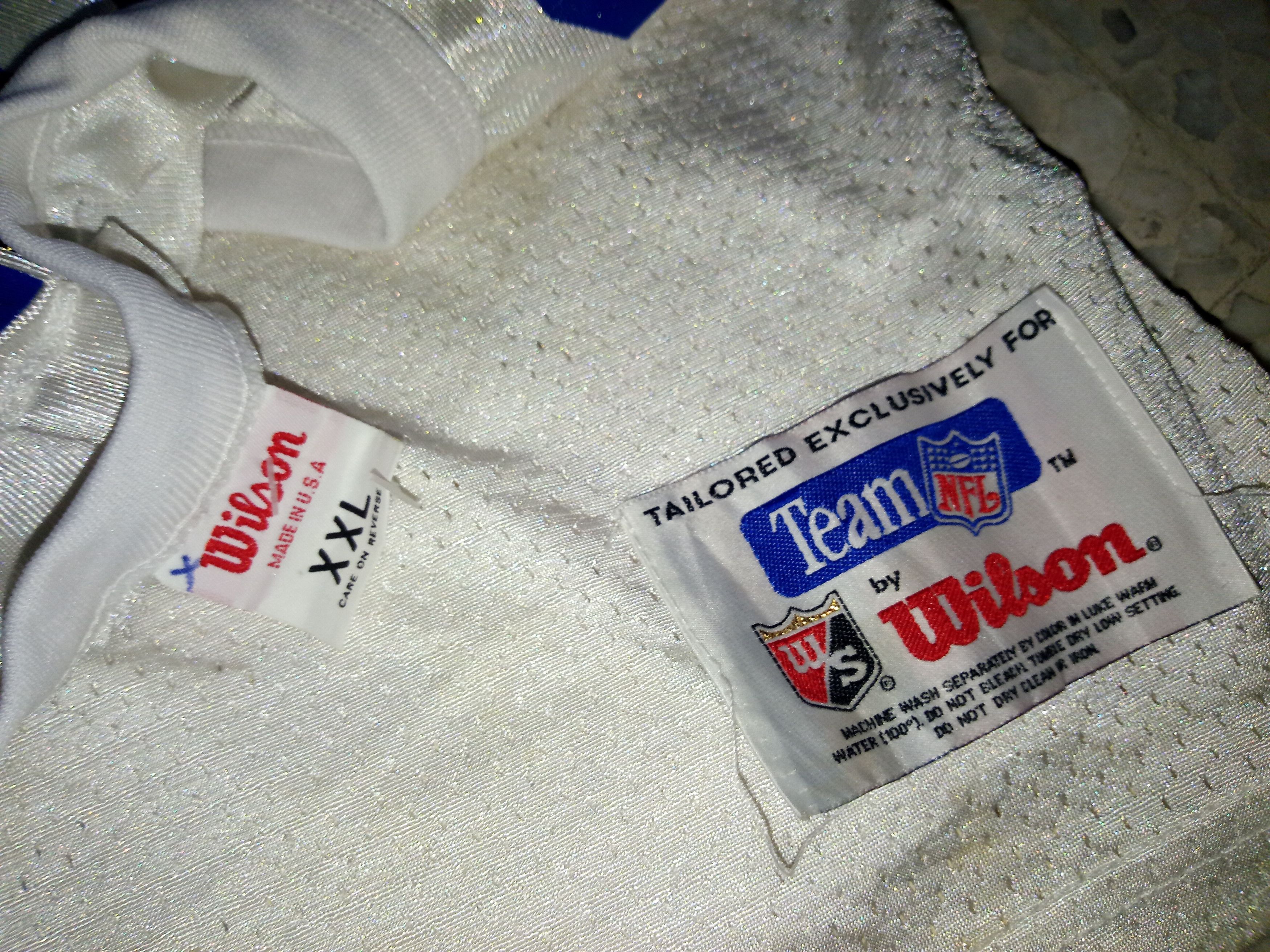 NFL × Vintage × Wilson VTG 90s Wilson NFL Dallas Cowboys Aikman jersey football Size US XXL / EU 58 / 5 - 5 Thumbnail
