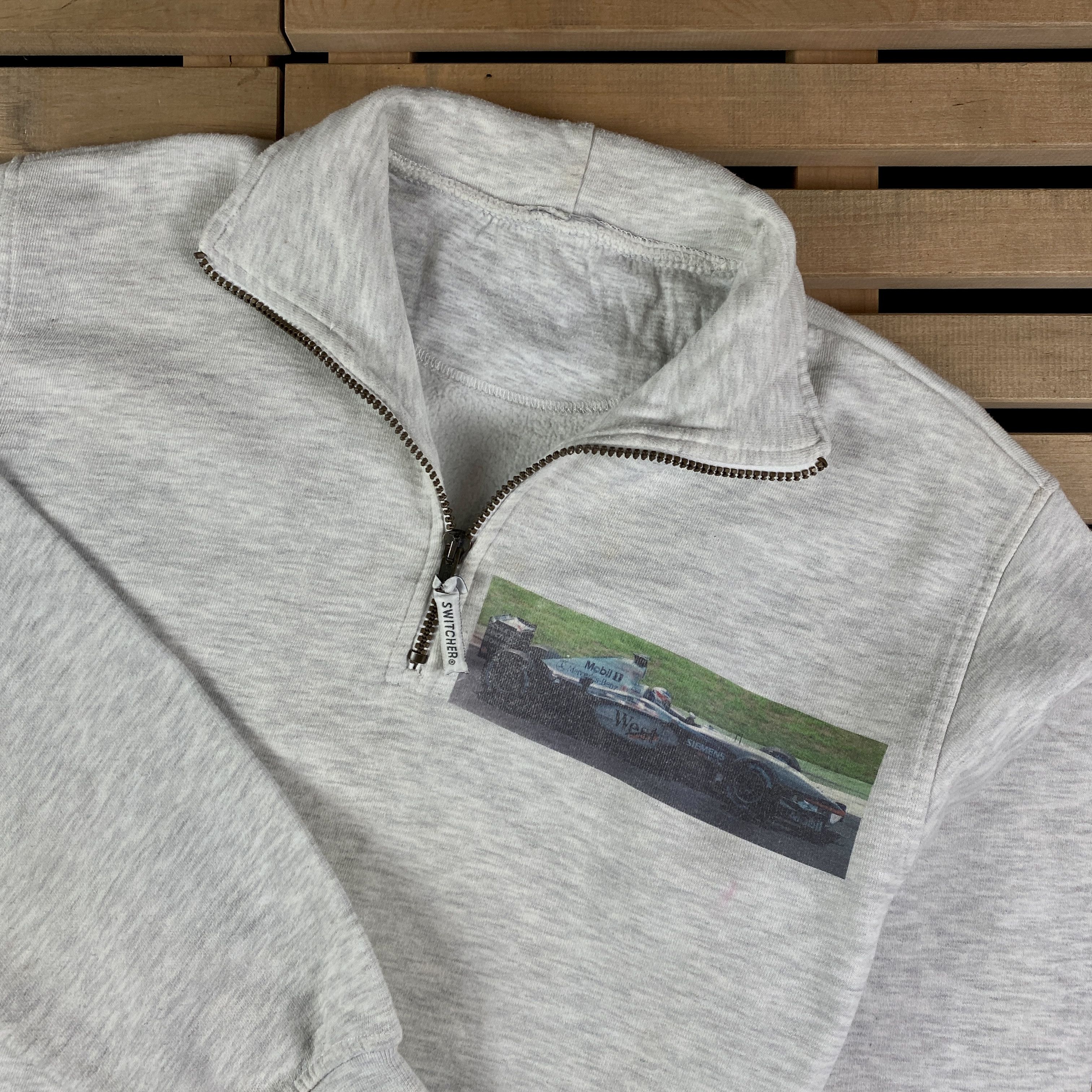 Vintage Mens Vintage Sweatshirt Racing Marlboro Size M Size US M / EU 48-50 / 2 - 2 Thumbnail