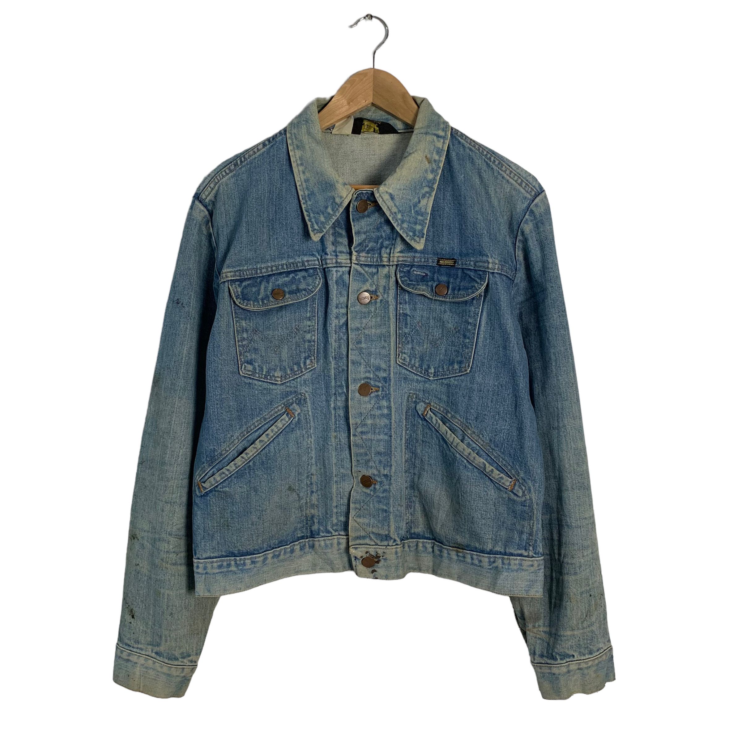Vintage Vintage Maverick Denim Jacket Size US M / EU 48-50 / 2 - 1 Thumbnail