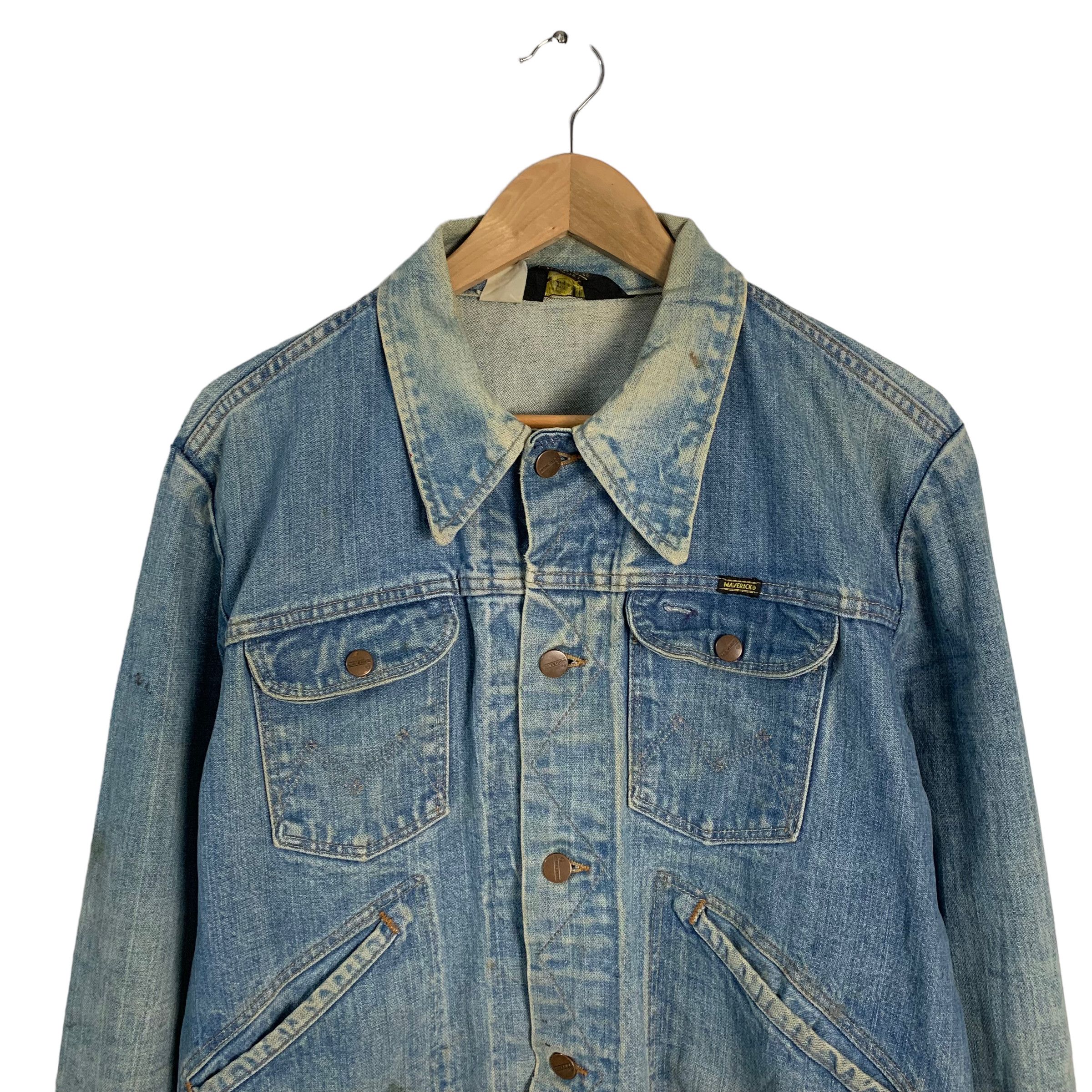 Vintage Vintage Maverick Denim Jacket Size US M / EU 48-50 / 2 - 3 Thumbnail