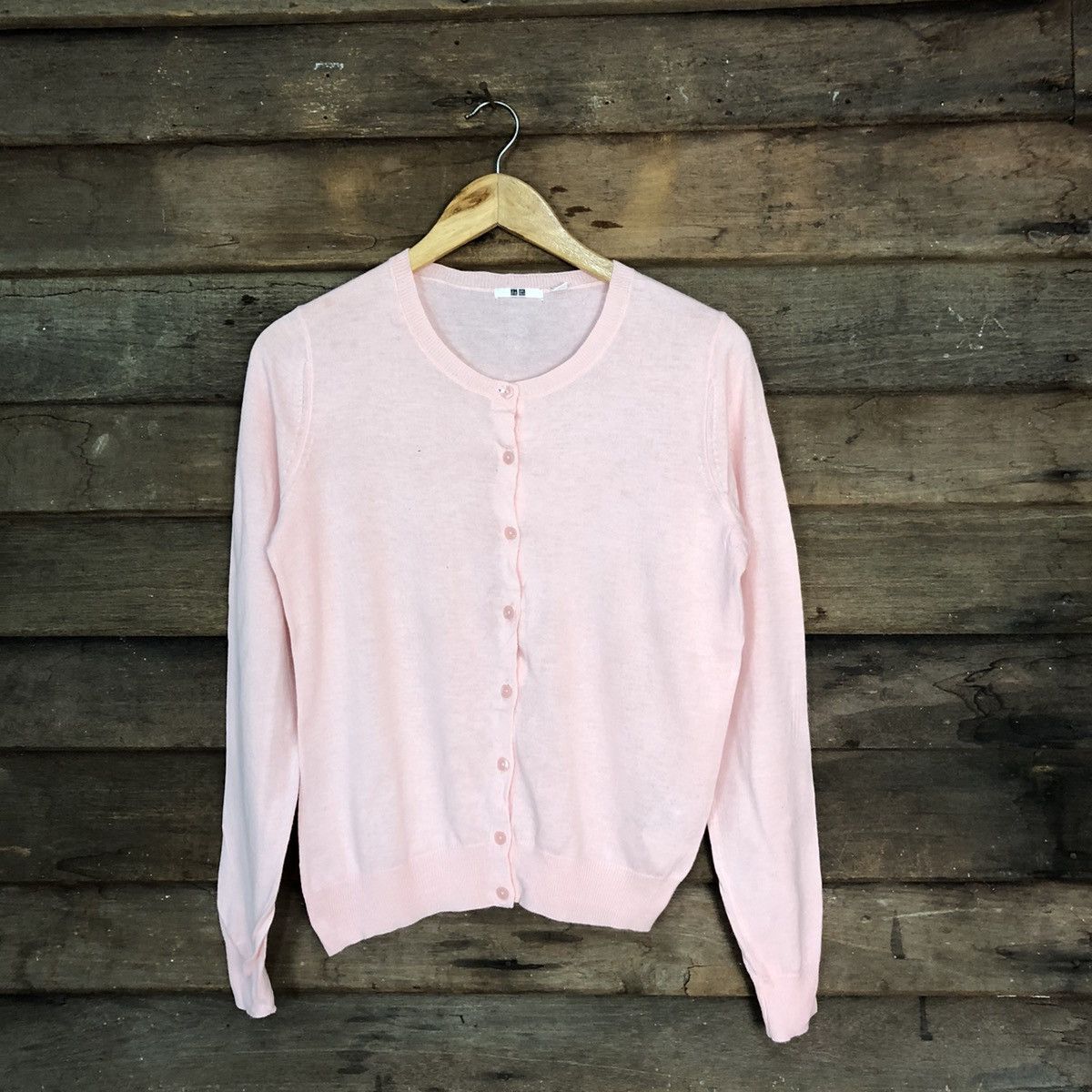 Uniqlo Uniqlo Pink Pattened Cardigans japan vintage #7280 Size M / US 6-8 / IT 42-44 - 1 Thumbnail