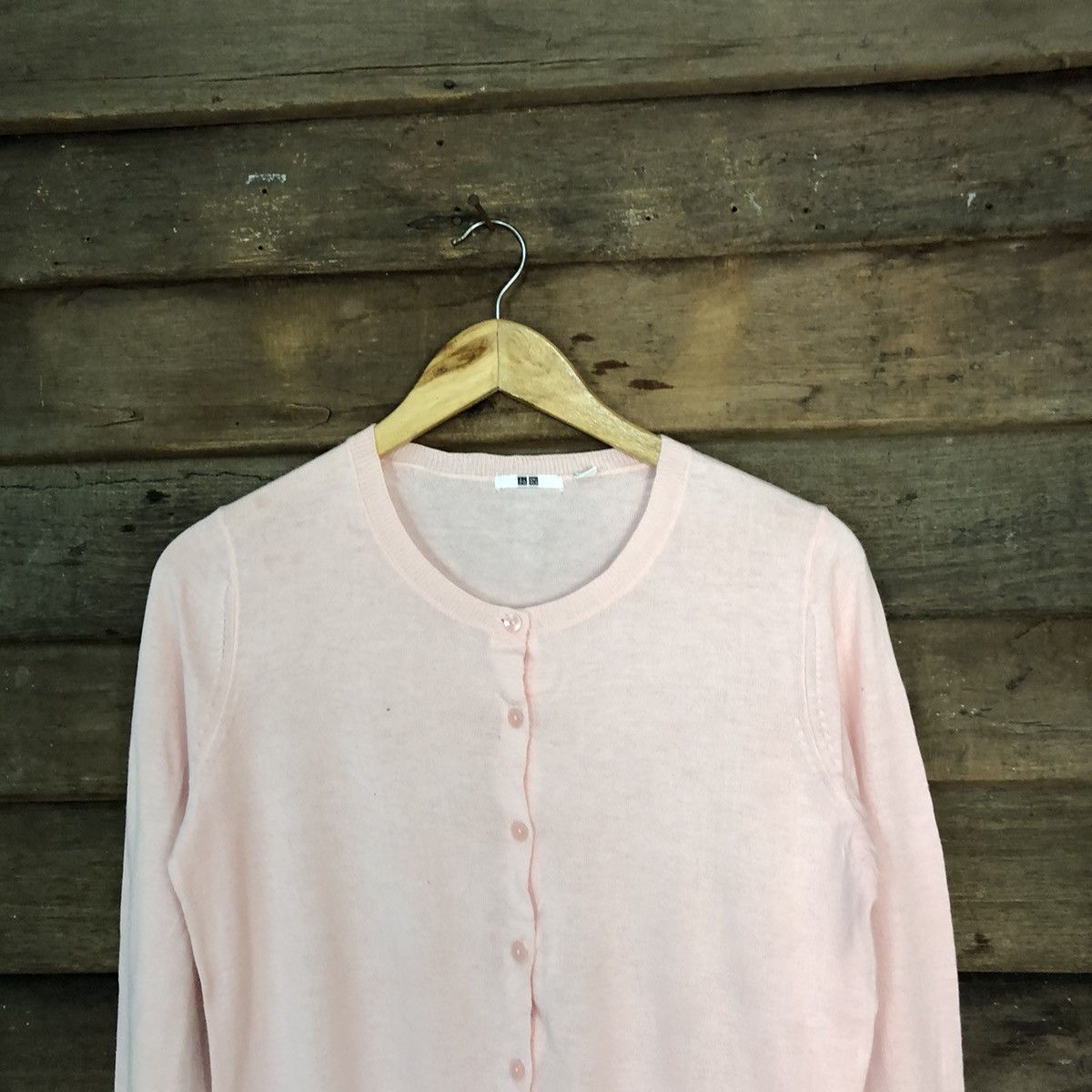 Uniqlo Uniqlo Pink Pattened Cardigans japan vintage #7280 Size M / US 6-8 / IT 42-44 - 2 Thumbnail