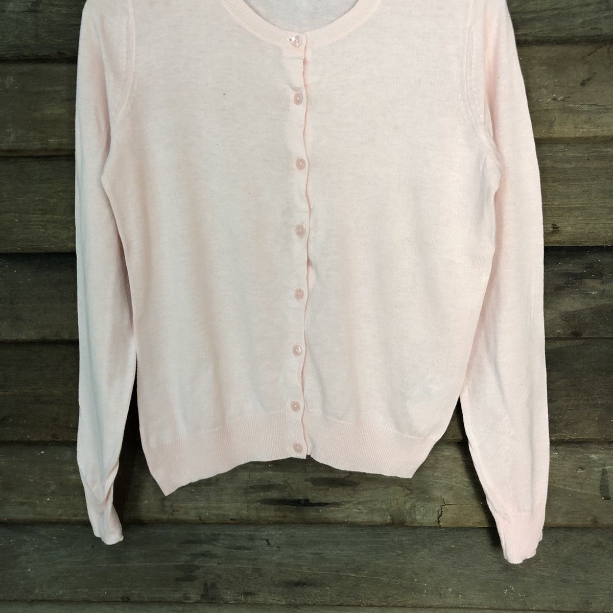 Uniqlo Uniqlo Pink Pattened Cardigans japan vintage #7280 Size M / US 6-8 / IT 42-44 - 3 Thumbnail