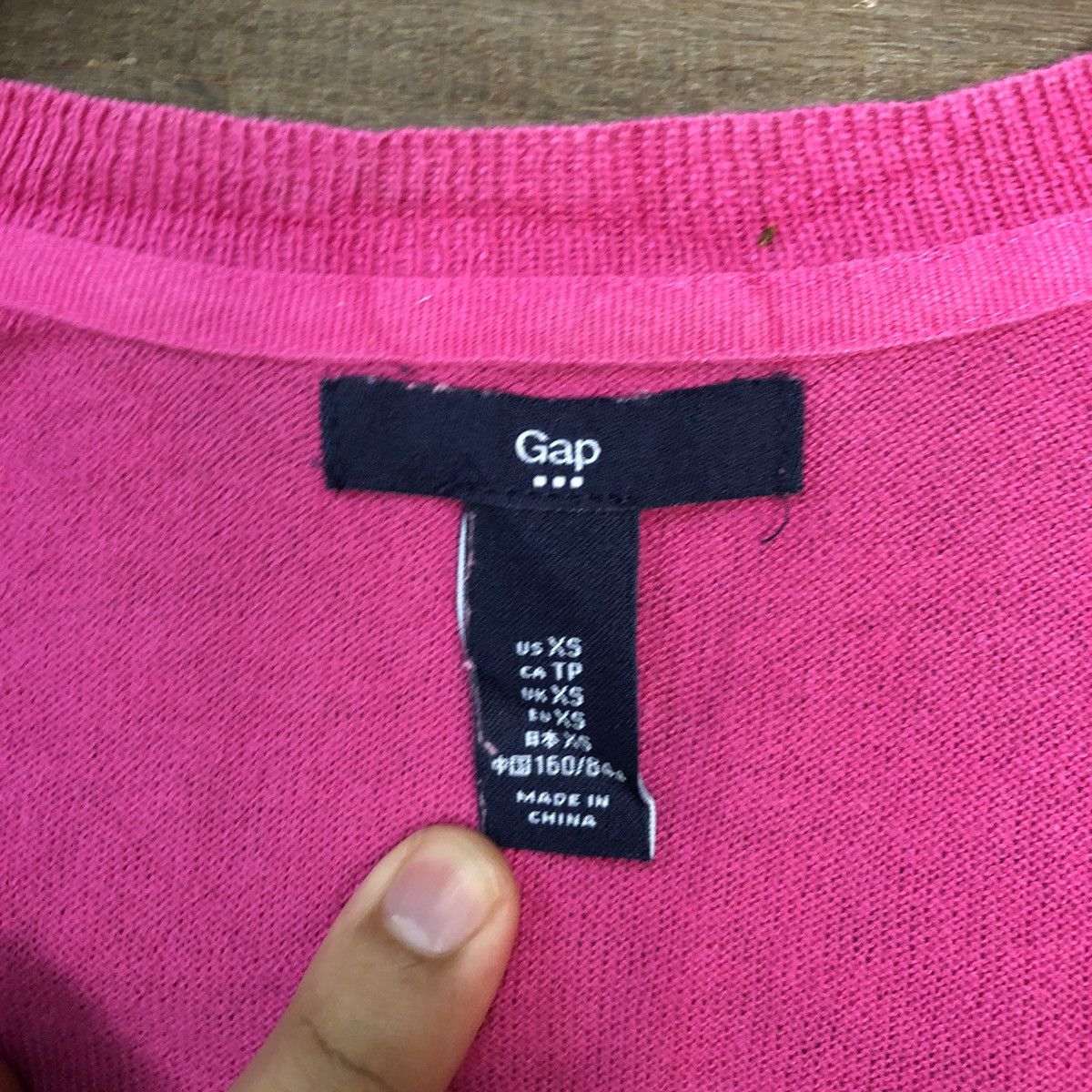 Gap Gap Pink Cardigan Knitwear #7274 Size XS / US 0-2 / IT 36-38 - 7 Thumbnail