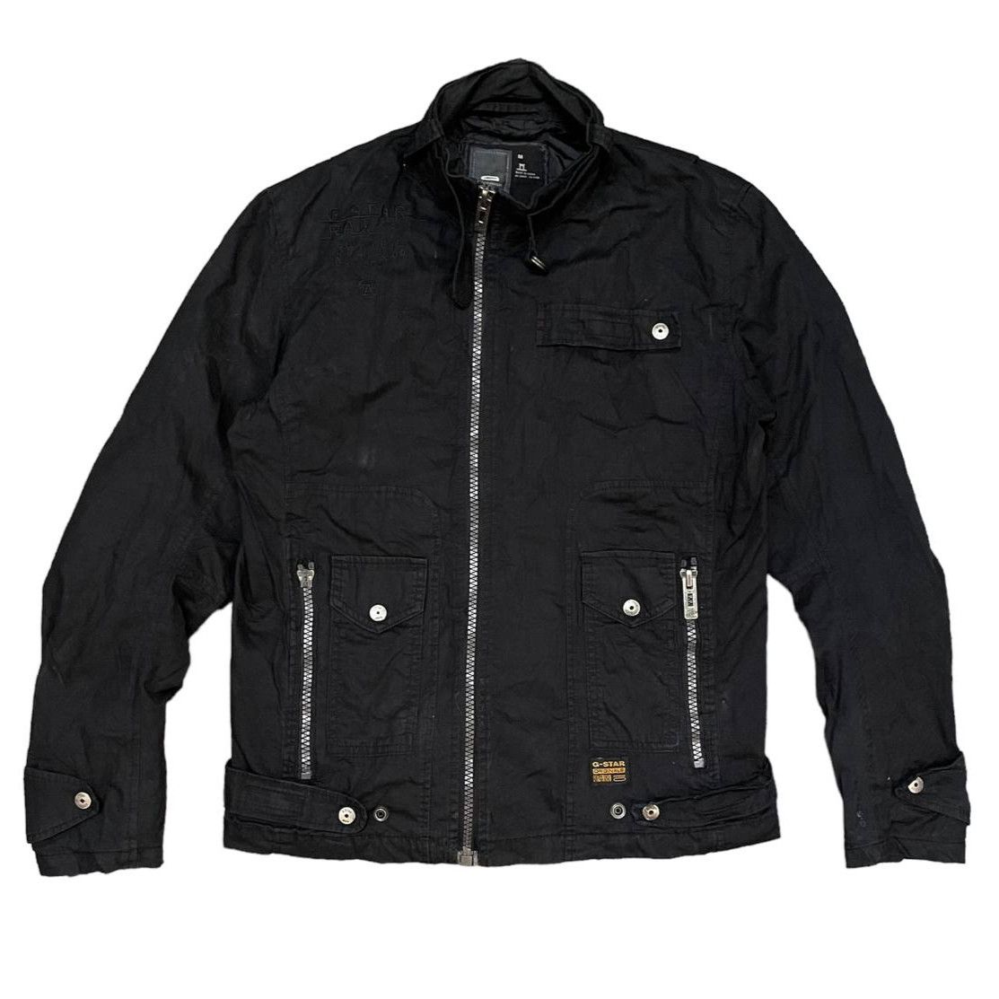 G-Star G Star Raw Multi Pockets Biker Jacket Size US M / EU 48-50 / 2 - 1 Thumbnail