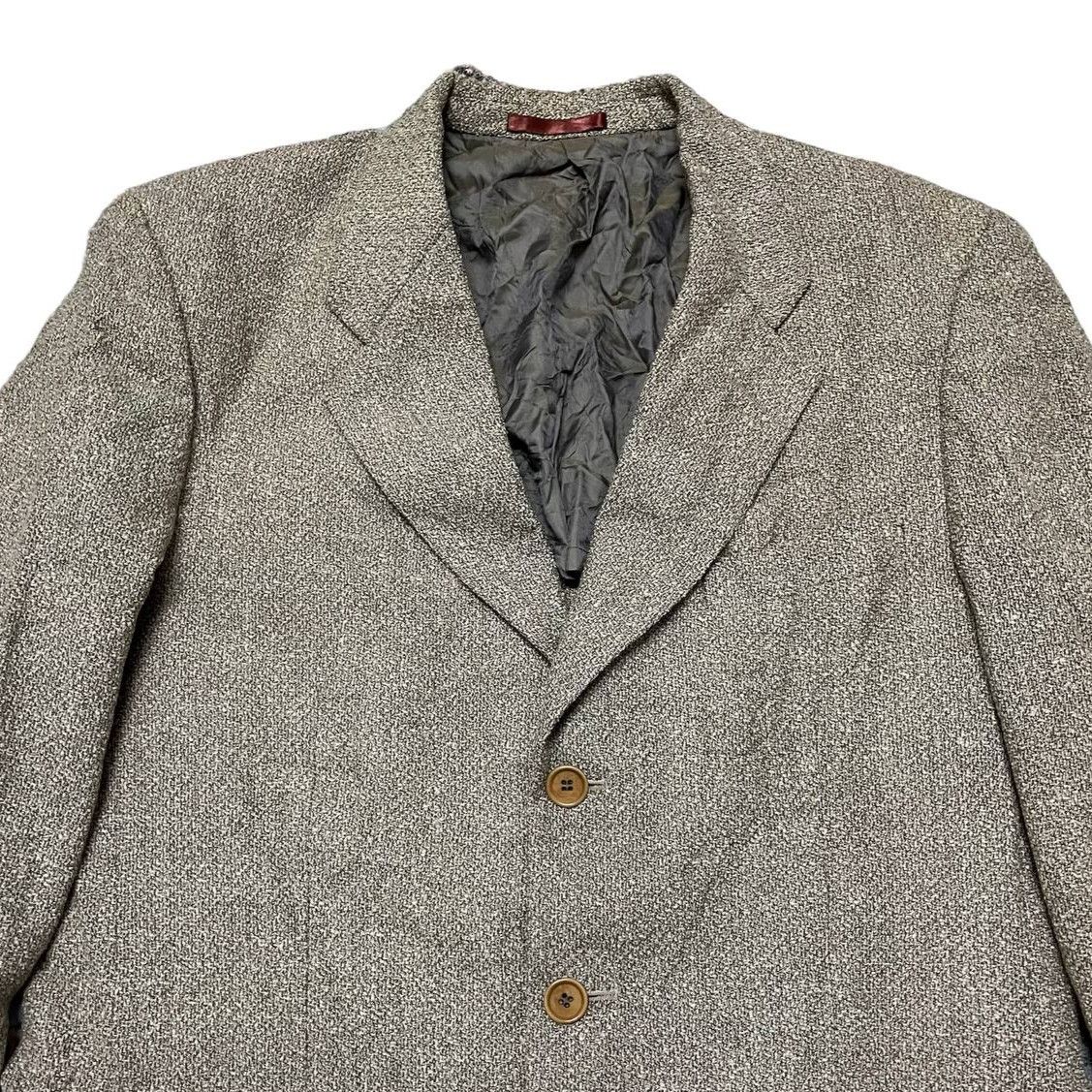 Yves Saint Laurent Vintage YSL Yves Saint Laurent Pour Homme Wool Coat Blazer Size US M / EU 48-50 / 2 - 2 Thumbnail