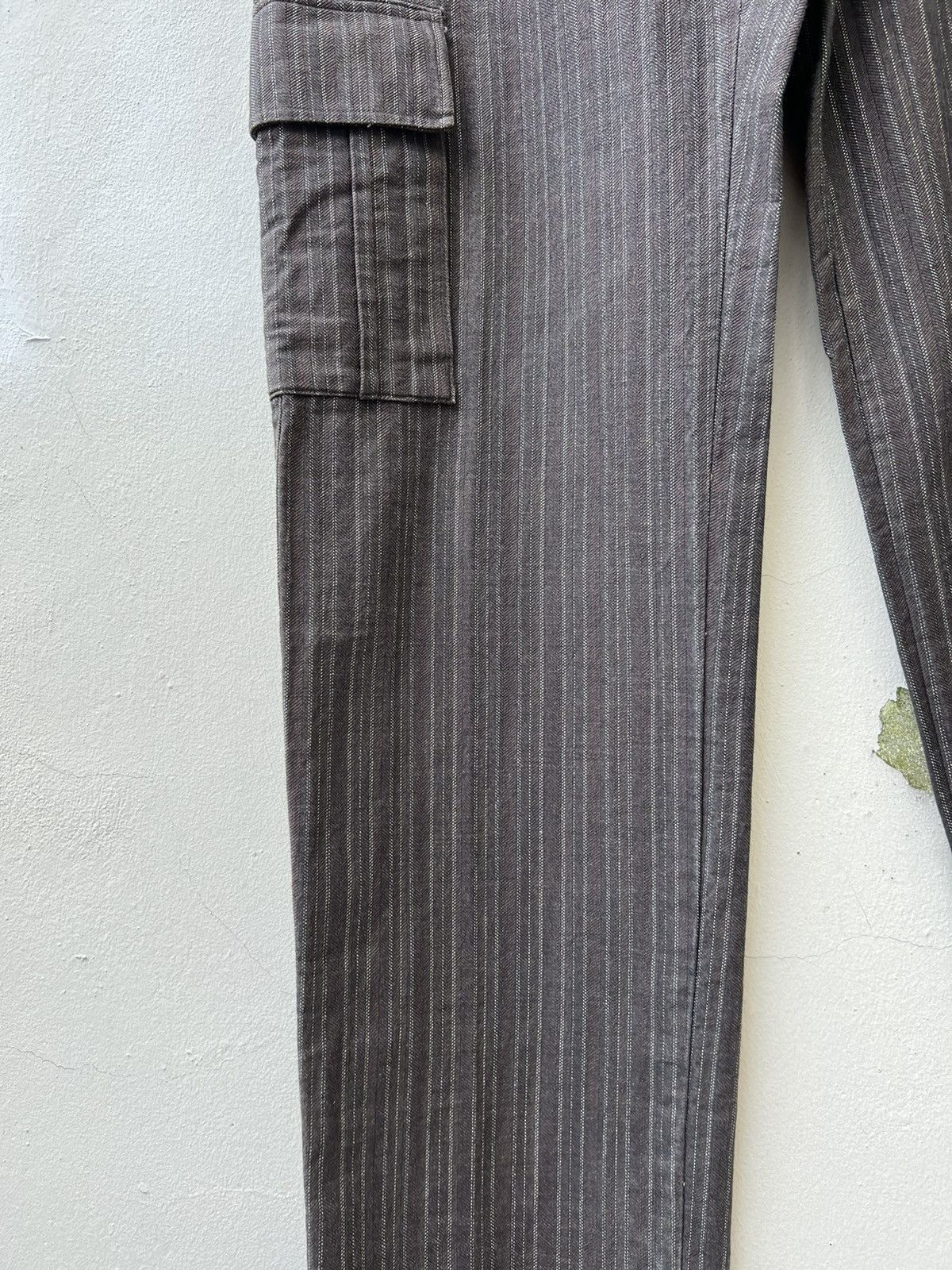 Incotex Vintage G.T.A Striped Thick Cargo Trouser Pant Size US 32 / EU 48 - 4 Thumbnail