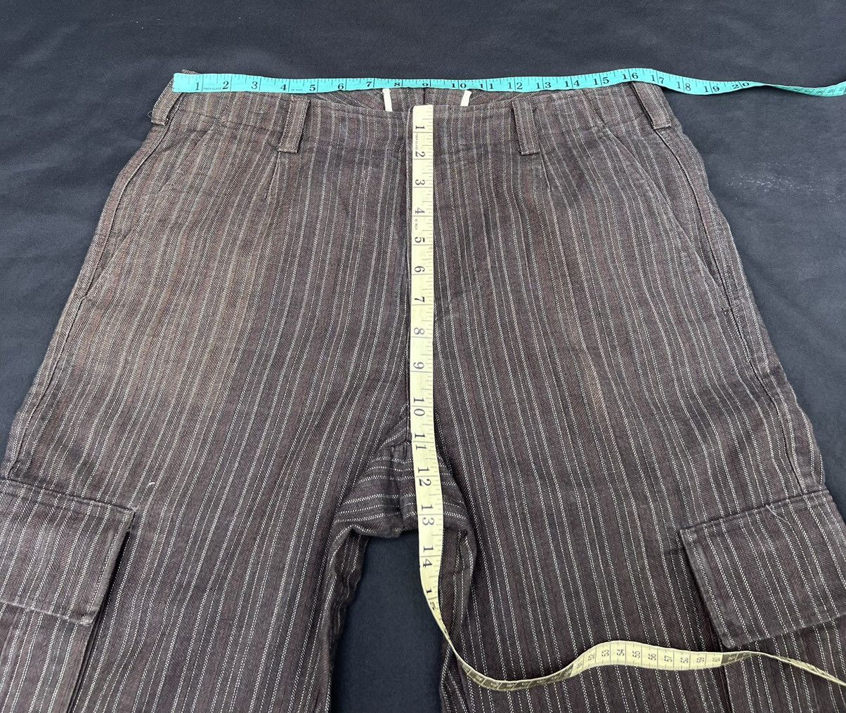 Incotex Vintage G.T.A Striped Thick Cargo Trouser Pant Size US 32 / EU 48 - 20 Thumbnail