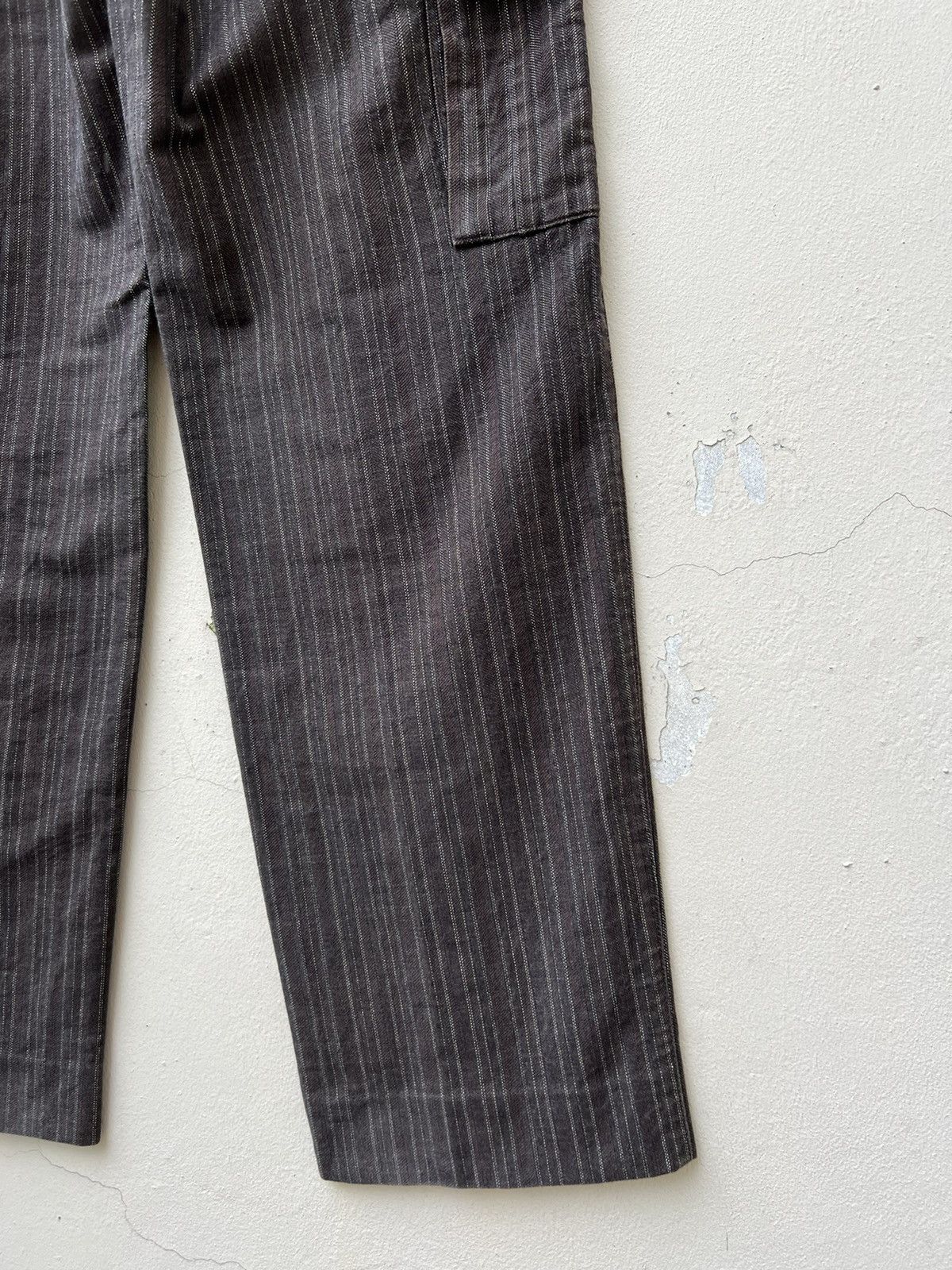 Incotex Vintage G.T.A Striped Thick Cargo Trouser Pant Size US 32 / EU 48 - 12 Thumbnail
