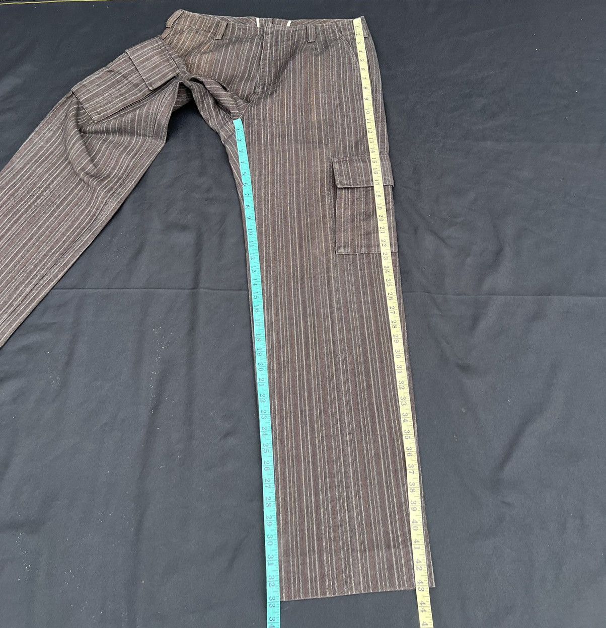 Incotex Vintage G.T.A Striped Thick Cargo Trouser Pant Size US 32 / EU 48 - 22 Thumbnail