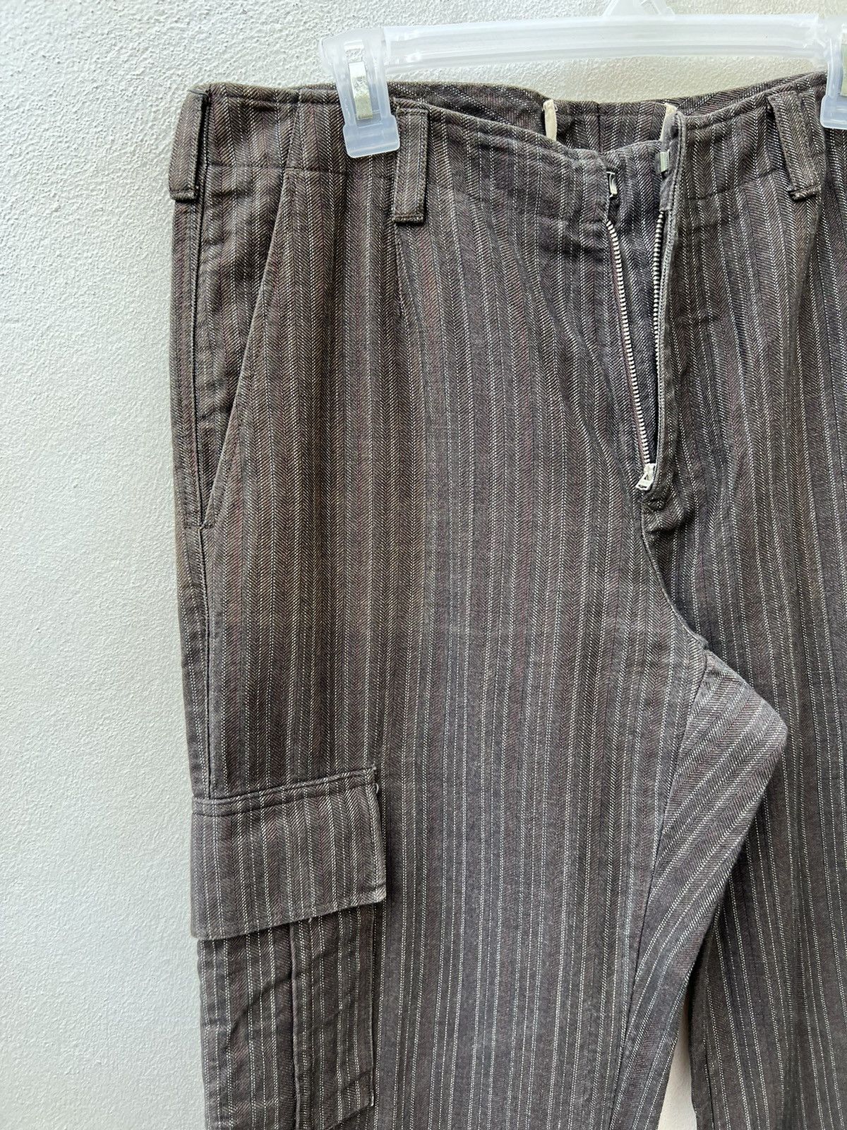 Incotex Vintage G.T.A Striped Thick Cargo Trouser Pant Size US 32 / EU 48 - 3 Thumbnail