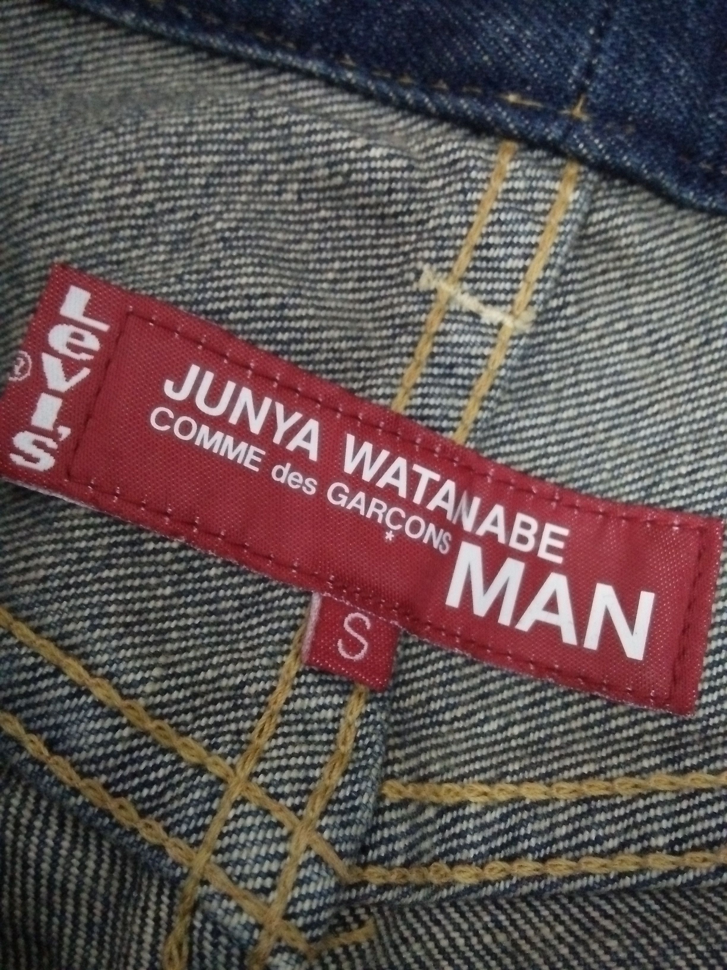 Comme des Garcons Levis 501 Big 'E' CDG JUNYA WATANABE Denim (B191) w32 Size US 32 / EU 48 - 8 Thumbnail
