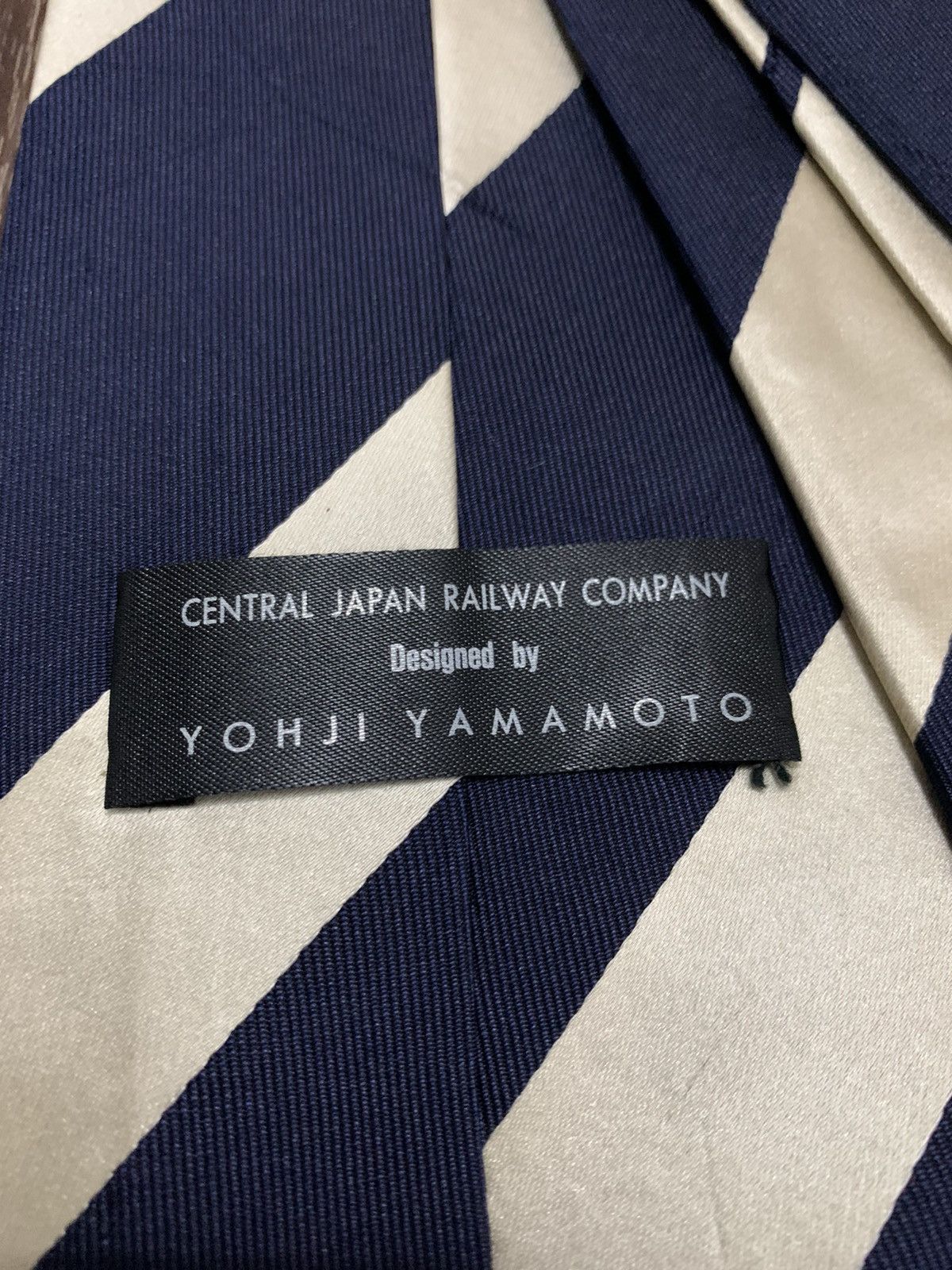 Yohji Yamamoto YOHJI YAMAMOTO TIE twill silk japanese brand stripe design Size ONE SIZE - 4 Thumbnail