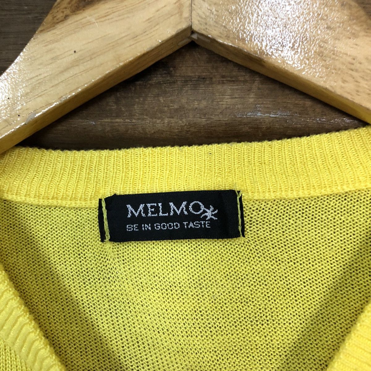 Japanese Brand Melme Yellow Patterned Cardigans #7275 Size M / US 6-8 / IT 42-44 - 7 Thumbnail