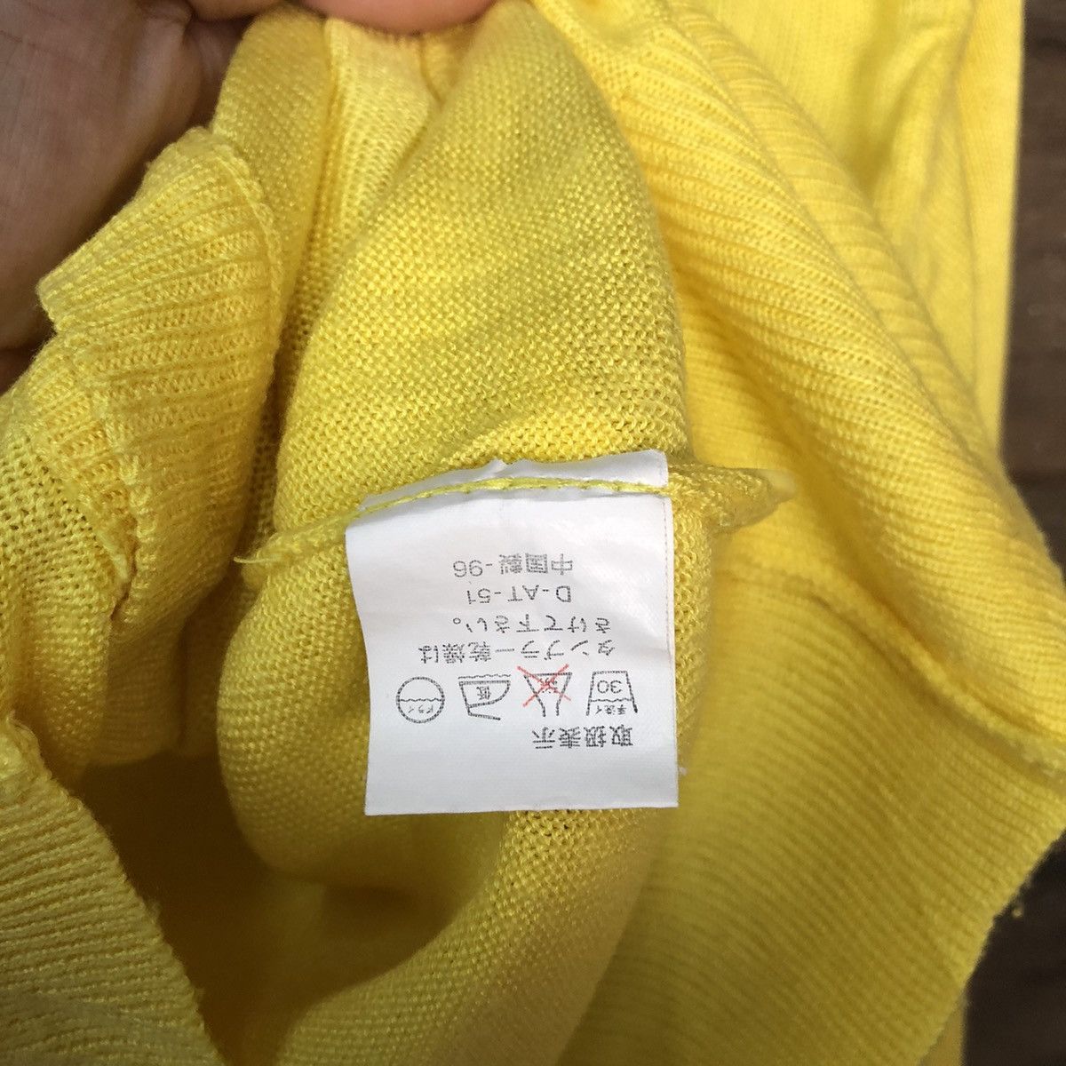 Japanese Brand Melme Yellow Patterned Cardigans #7275 Size M / US 6-8 / IT 42-44 - 8 Thumbnail