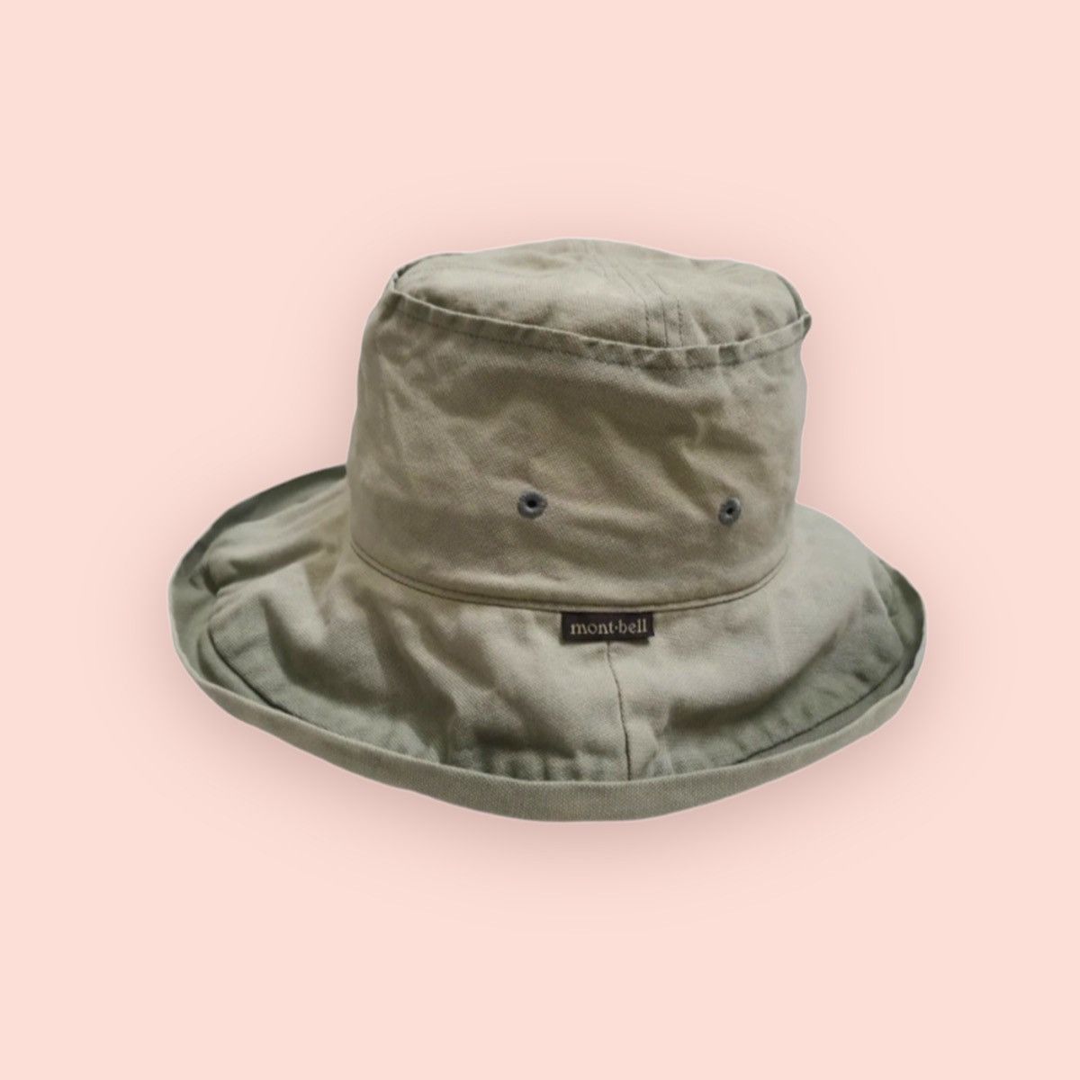 Montbell × Vintage VINTAGE MONTBELL 2TONE WIDE BRIM OUTDOOR HAT Size ONE SIZE - 5 Thumbnail