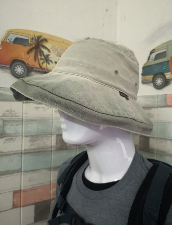 Montbell × Vintage VINTAGE MONTBELL 2TONE WIDE BRIM OUTDOOR HAT Size ONE SIZE - 15 Thumbnail