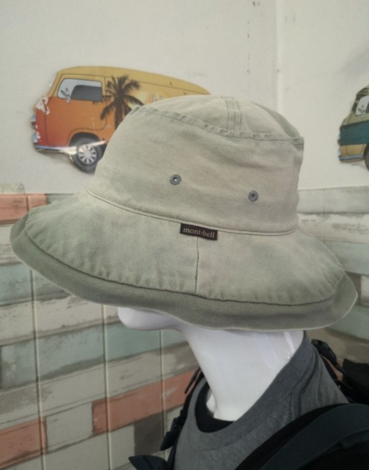 Montbell × Vintage VINTAGE MONTBELL 2TONE WIDE BRIM OUTDOOR HAT Size ONE SIZE - 16 Thumbnail