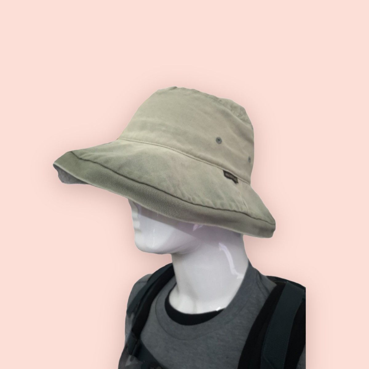 Montbell × Vintage VINTAGE MONTBELL 2TONE WIDE BRIM OUTDOOR HAT Size ONE SIZE - 8 Thumbnail