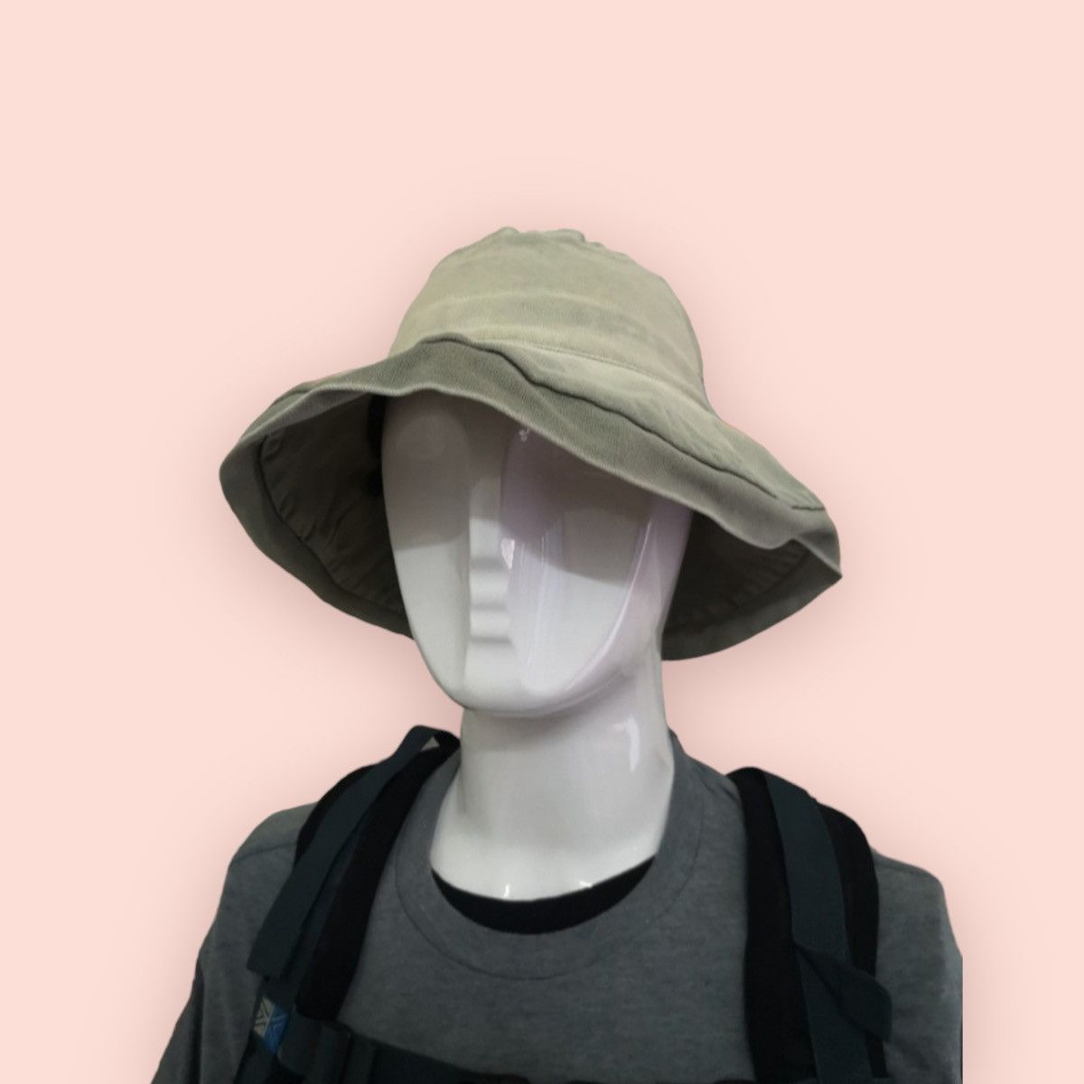 image of Vintage Montbell 2Tone Wide Brim Outdoor Hat in Faded Green, Men's