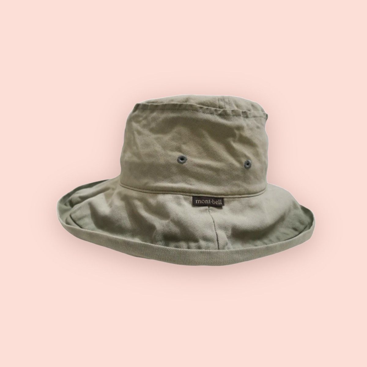 Montbell × Vintage VINTAGE MONTBELL 2TONE WIDE BRIM OUTDOOR HAT Size ONE SIZE - 4 Thumbnail