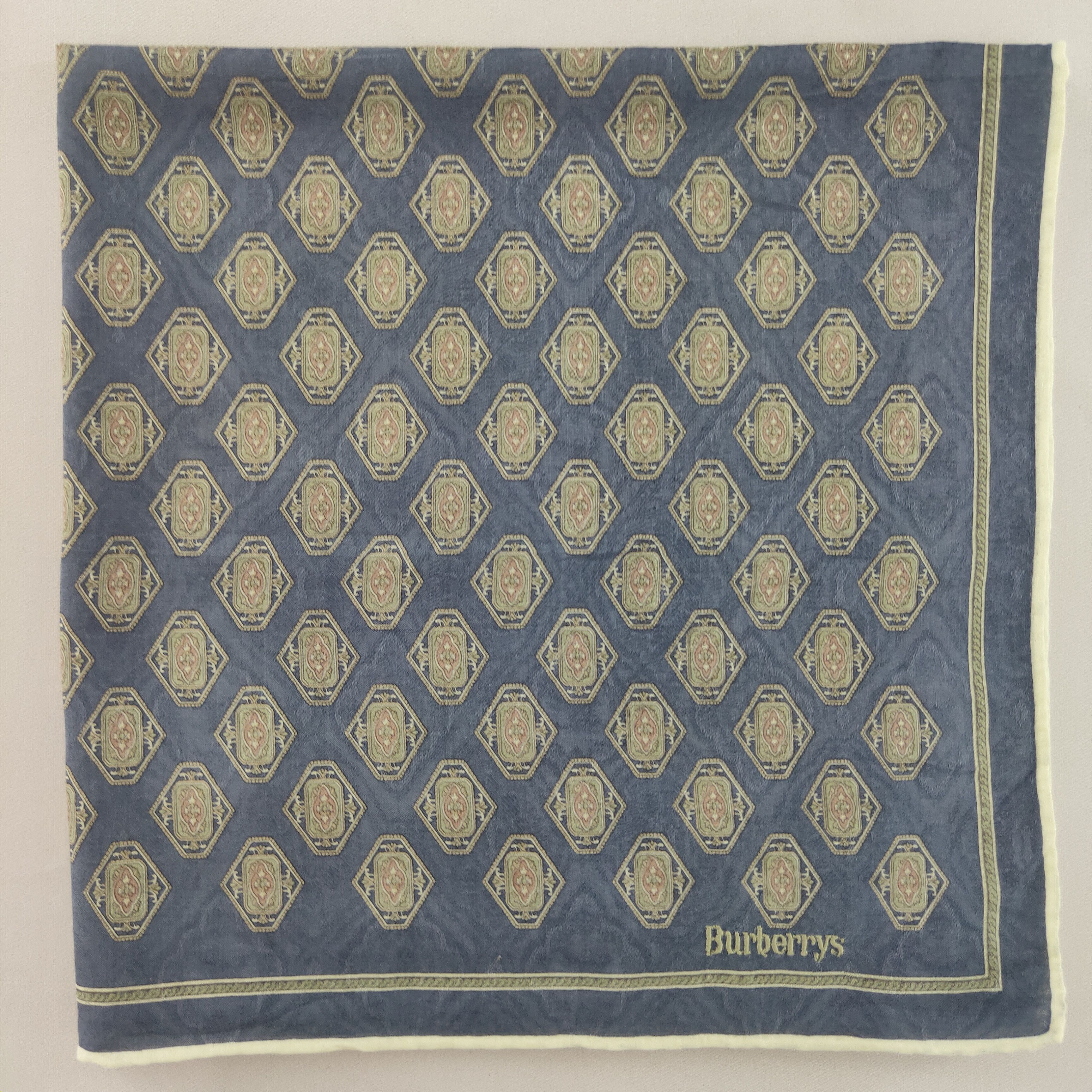 Burberry × Vintage Burberry Handkerchief neckerchief bandana - 3F2180 Size ONE SIZE - 4 Thumbnail