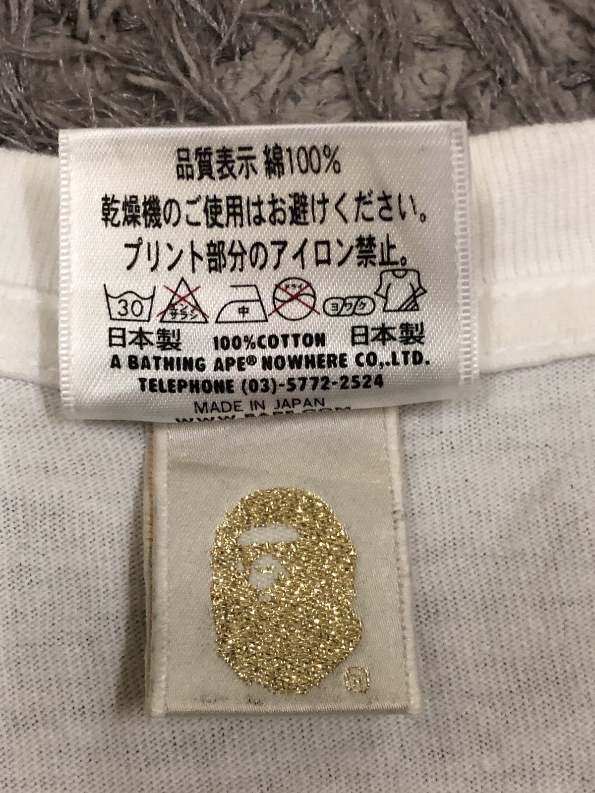 Bape Og A Bathing Ape Baby Milo Shirts Size US M / EU 48-50 / 2 - 5 Thumbnail