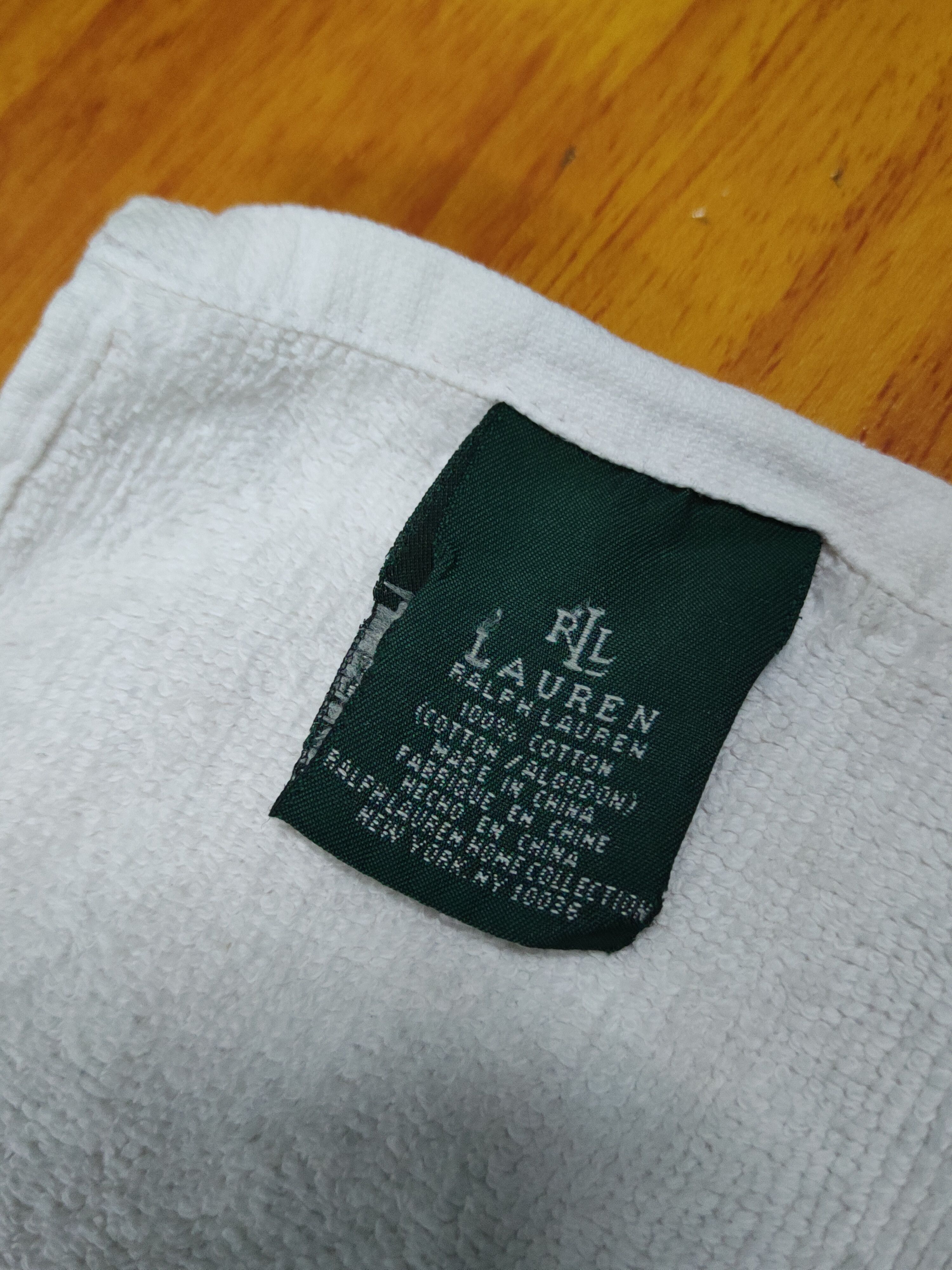 Polo Ralph Lauren × Ralph Lauren Ralph Lauren White Polo Bear Towel #S1049 Size ONE SIZE - 6 Thumbnail
