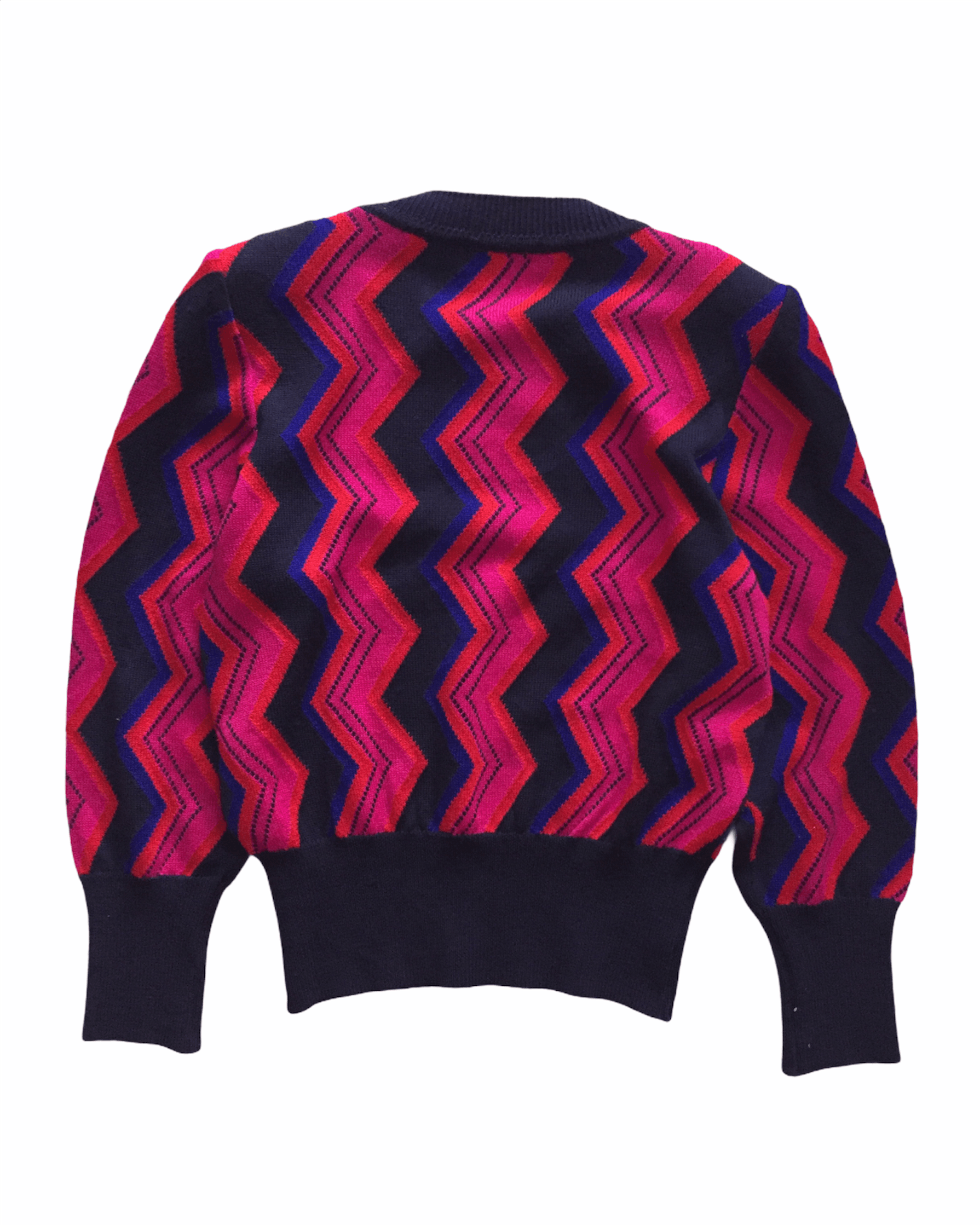 Yves Saint Laurent 90's YSL abstract herringbone pop knit Size M / US 6-8 / IT 42-44 - 2 Thumbnail