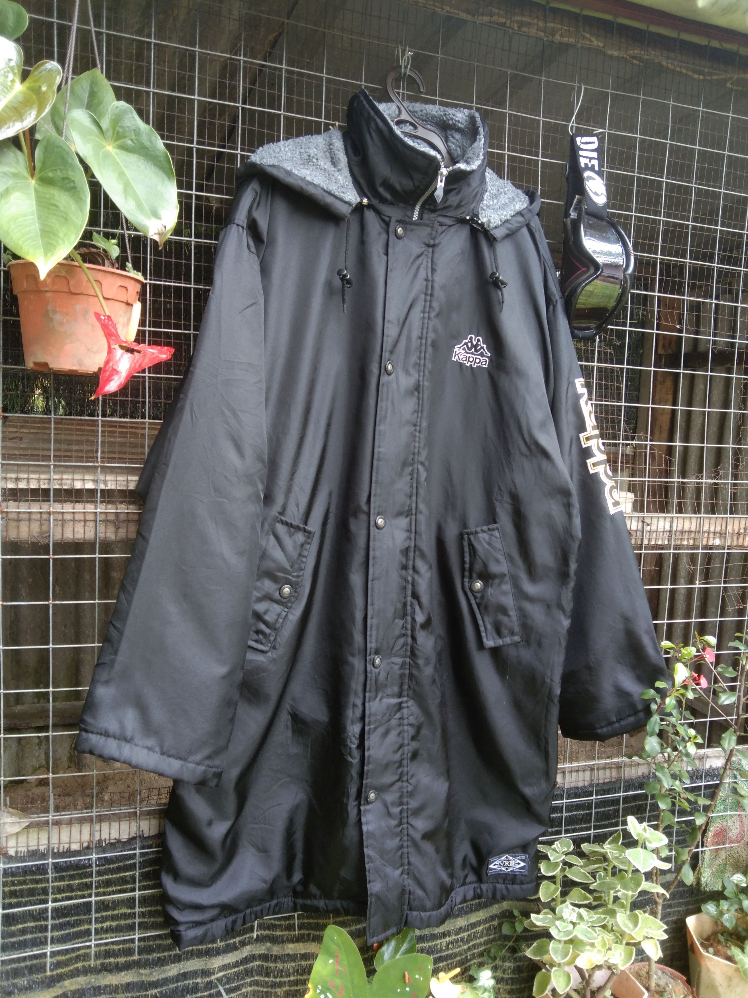 Kappa ITALIAN KAPPA SHERPA PARKA LONG JACKET Size US L / EU 52-54 / 3 - 4 Thumbnail
