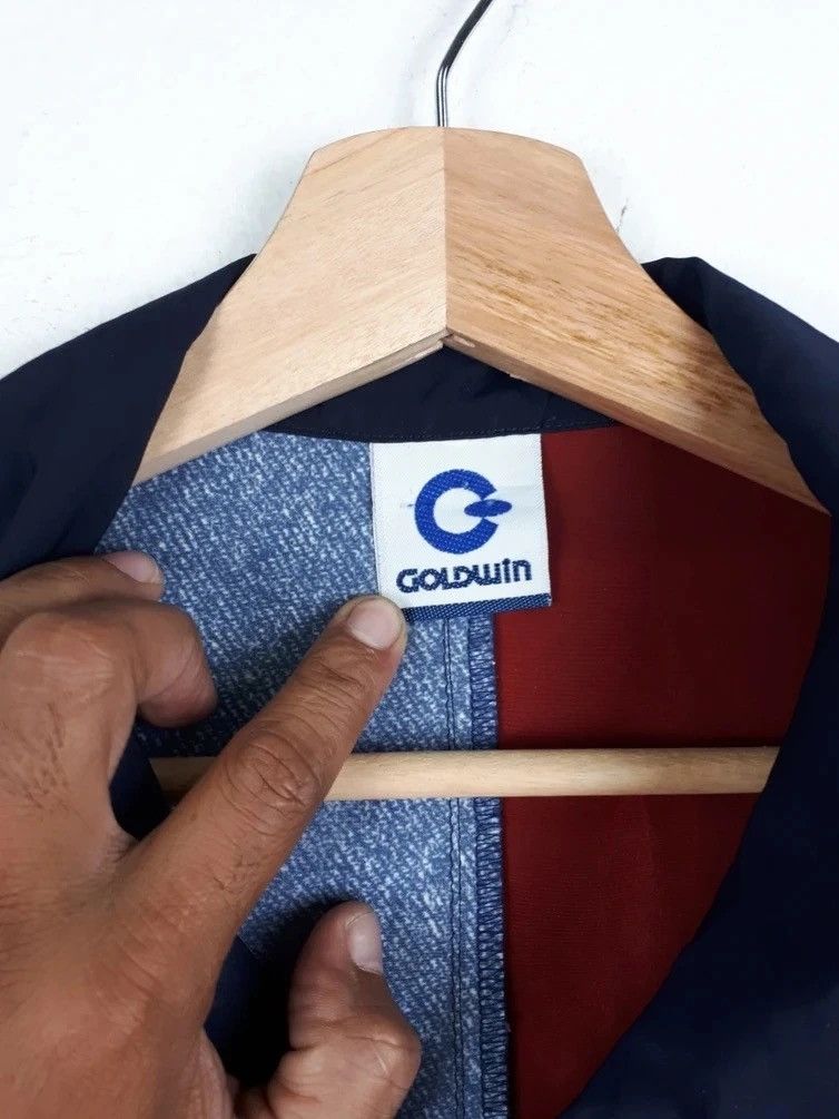 Goldwin × Japanese Brand × Vintage Vintage Goldwin Colourblok Zipper Up Jacket Size US L / EU 52-54 / 3 - 9 Thumbnail