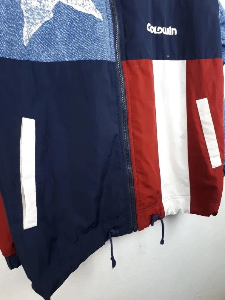 Goldwin × Japanese Brand × Vintage Vintage Goldwin Colourblok Zipper Up Jacket Size US L / EU 52-54 / 3 - 3 Thumbnail